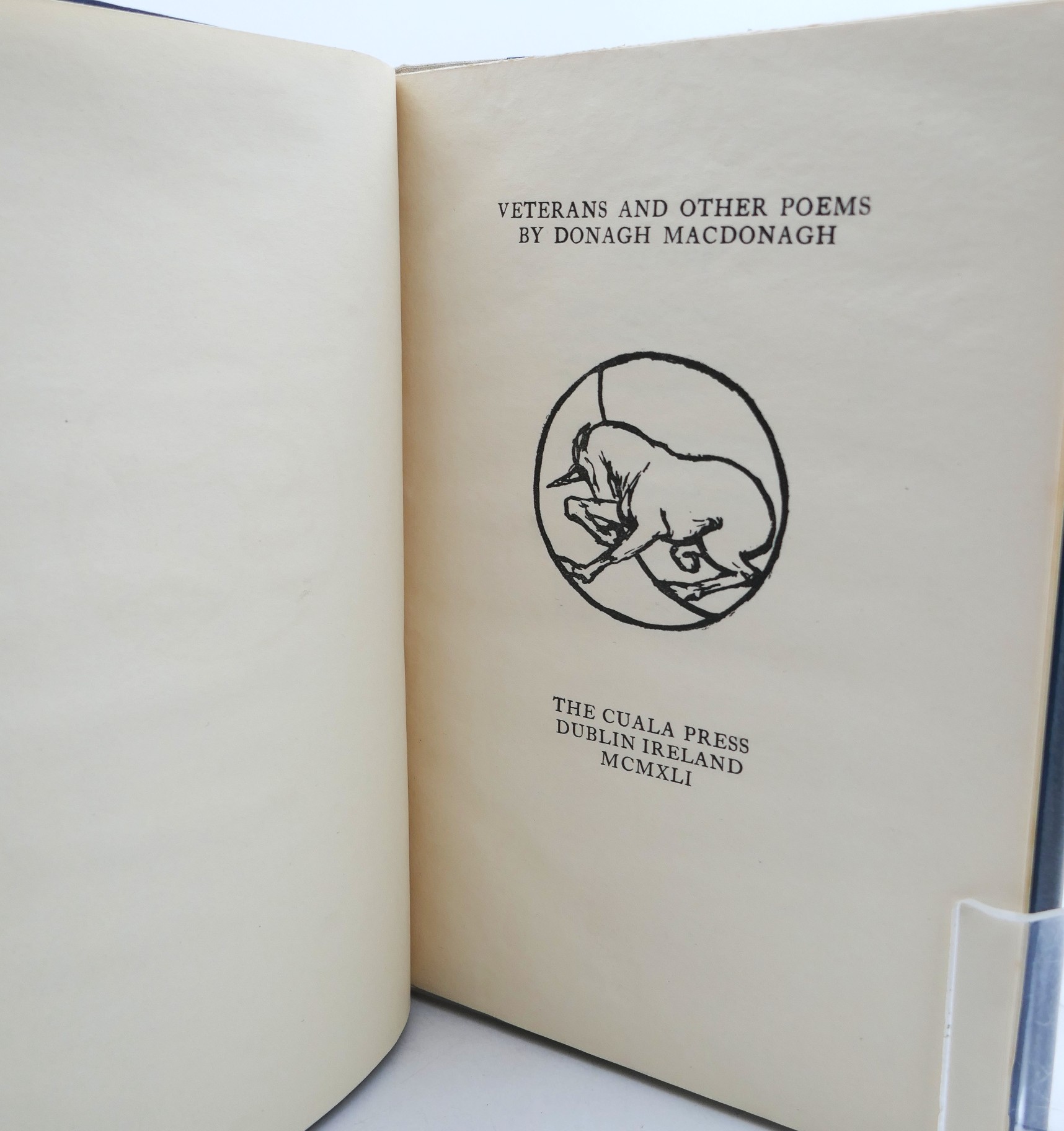 Veterans and Other Poems. Publisher's Copy (1941) - Image 5