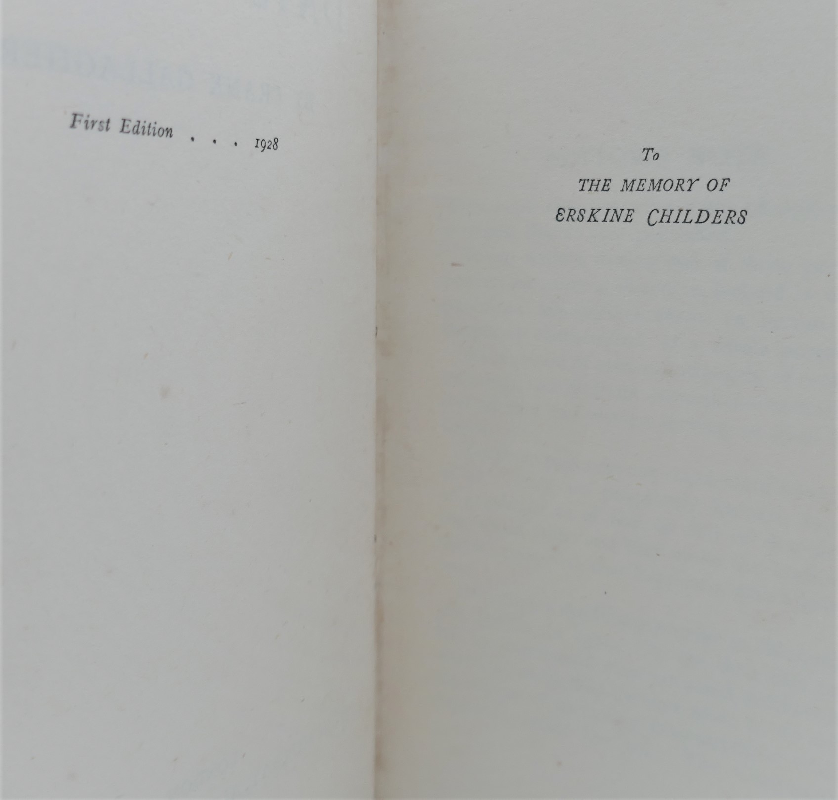 Days of Fear. Author Signed (1928) - Image 3