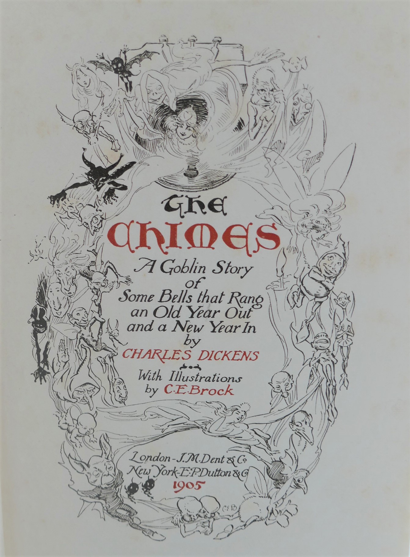 The Chimes. Illustrated by C.E. Brock (1905) - Image 3
