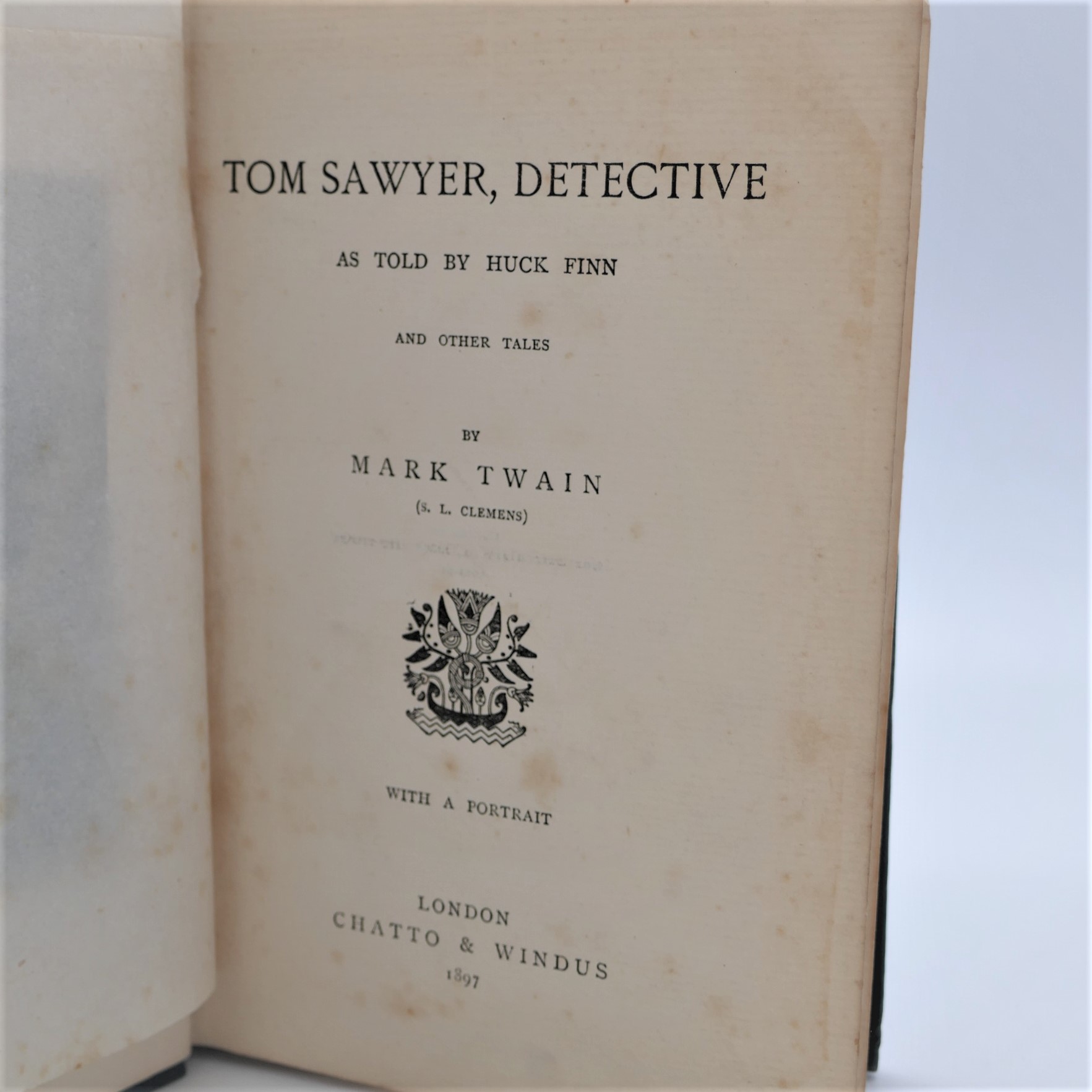 Tom Sawyer, Detective. First Edition (1897)