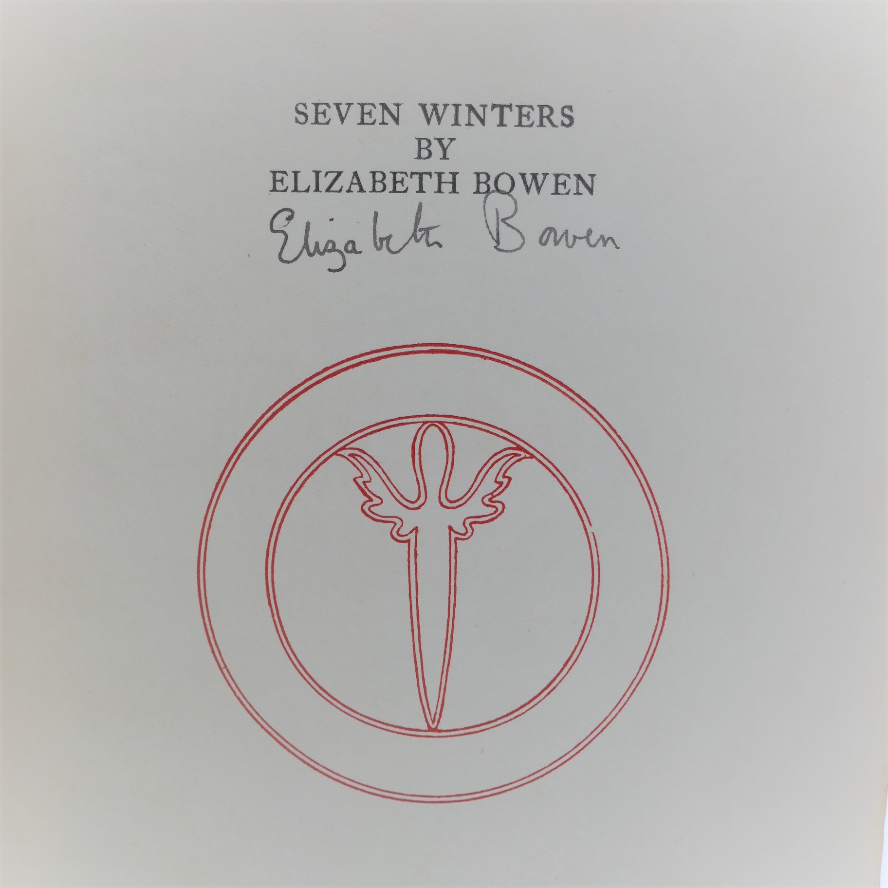 Seven Winters. Limited Issue. Signed Copy (1942) - Image 2