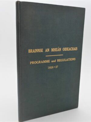 Secondary Education Programme and Regulations 1926-27