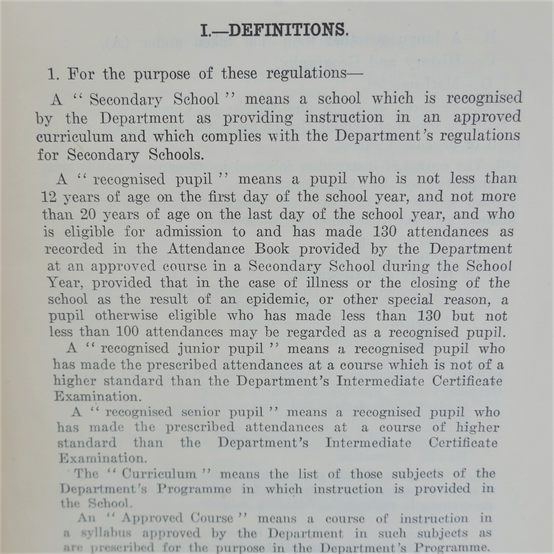 Secondary Education Programme and Regulations 1926-27 - Image 4