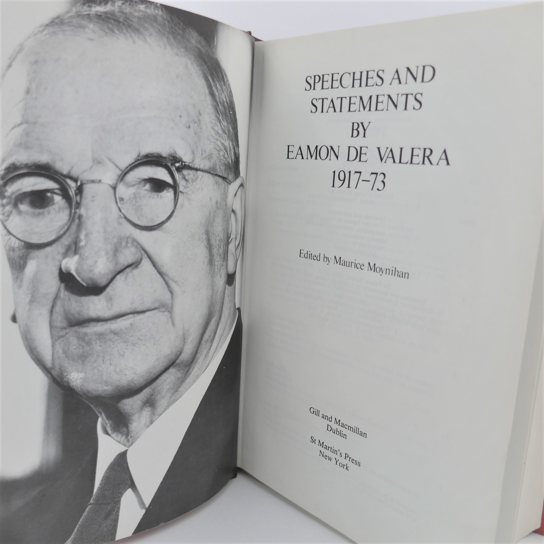 Speeches and Statements by Eamon De Valera (1980) - Image 3