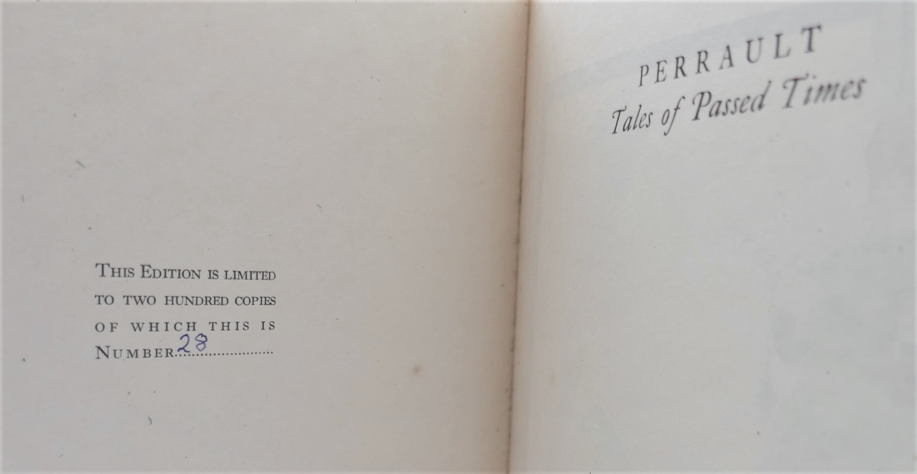 Tales of Passed Times. Limited Edition (1922) - Image 3