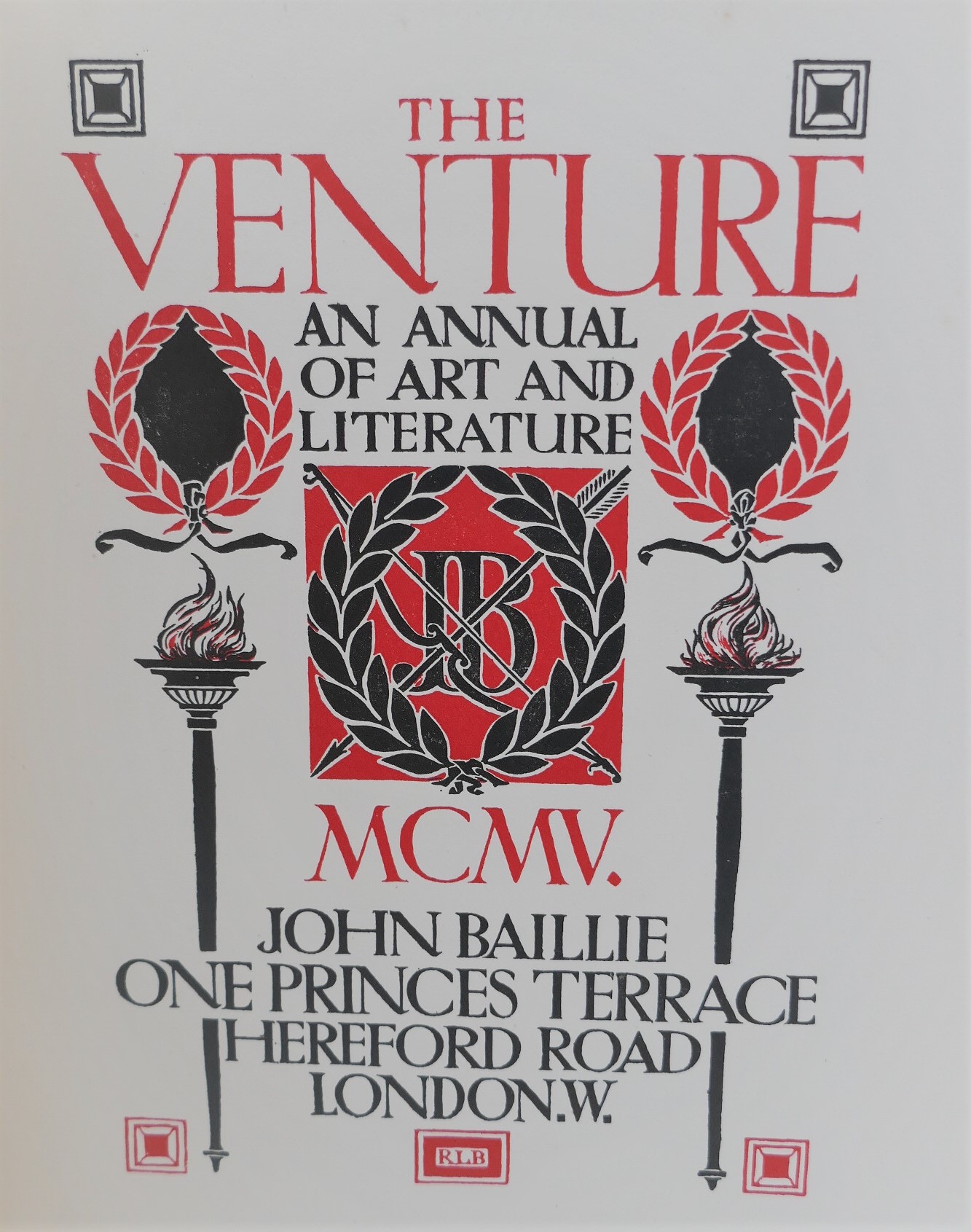 The Venture. An Annual of Art and Literature (1905) - Image 3
