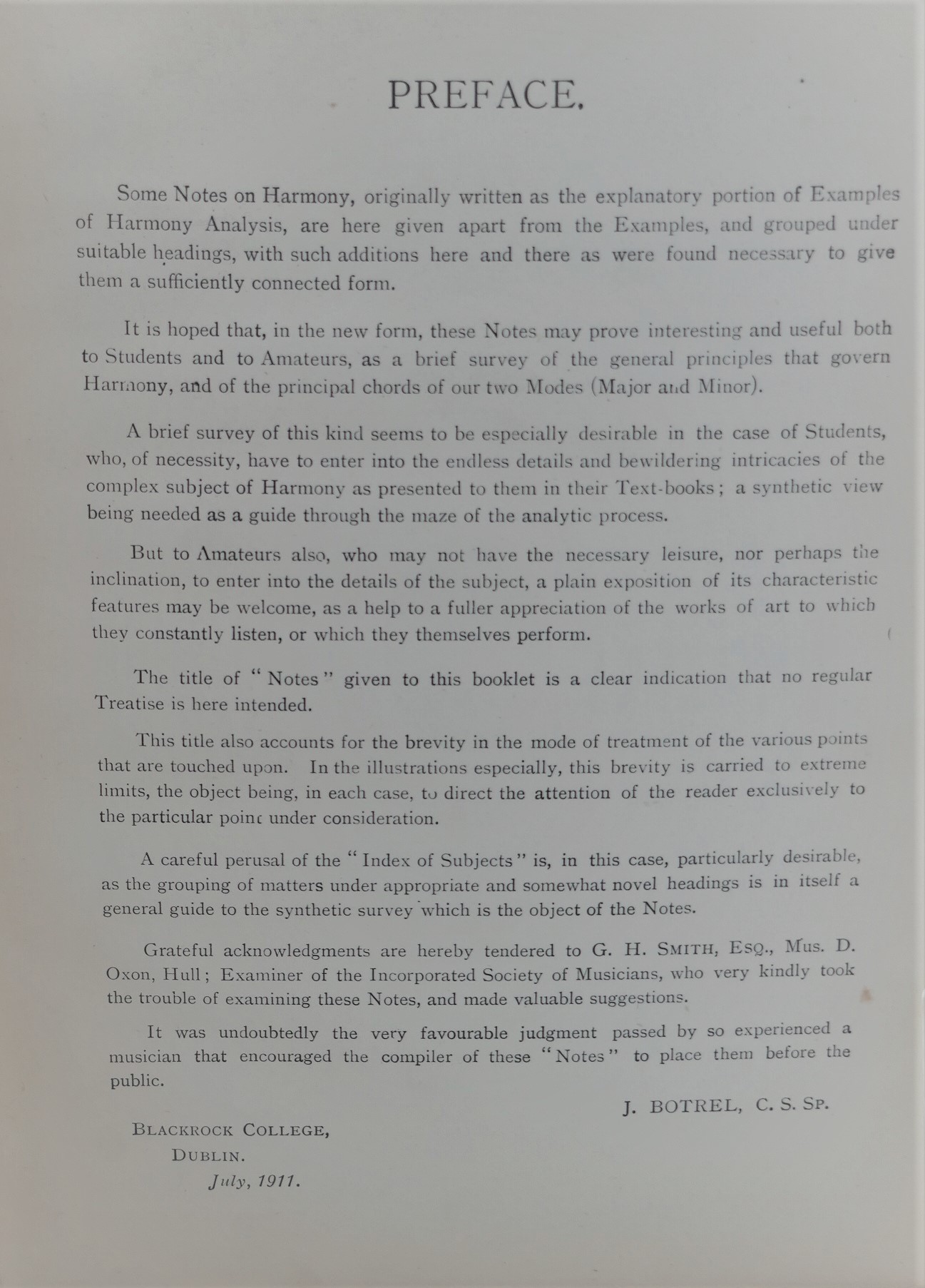 Notes on Harmony and Harmony Analysis. Author Inscribed (1911) - Image 3