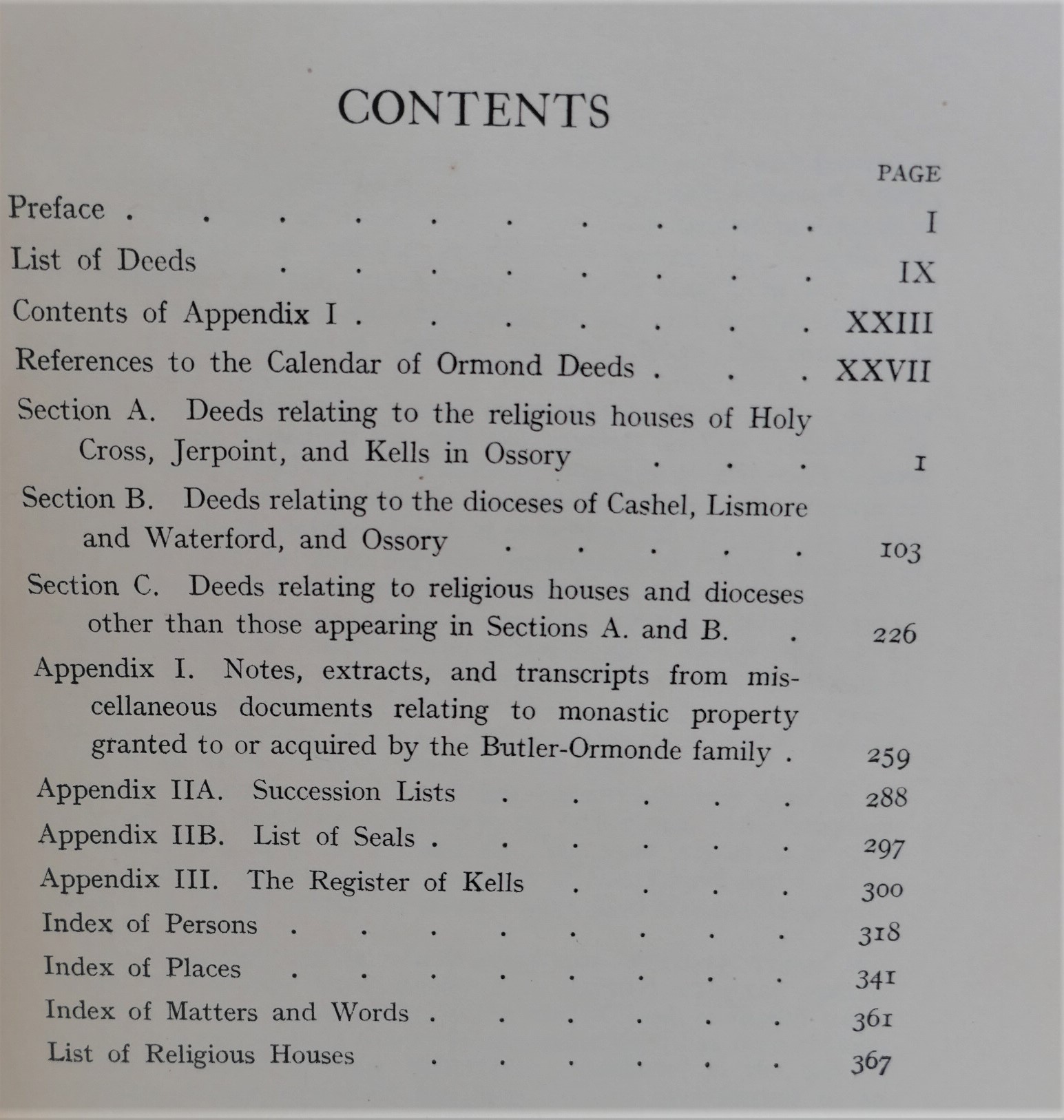 Irish Monastic and Episcopal Deeds (1936) - Image 3