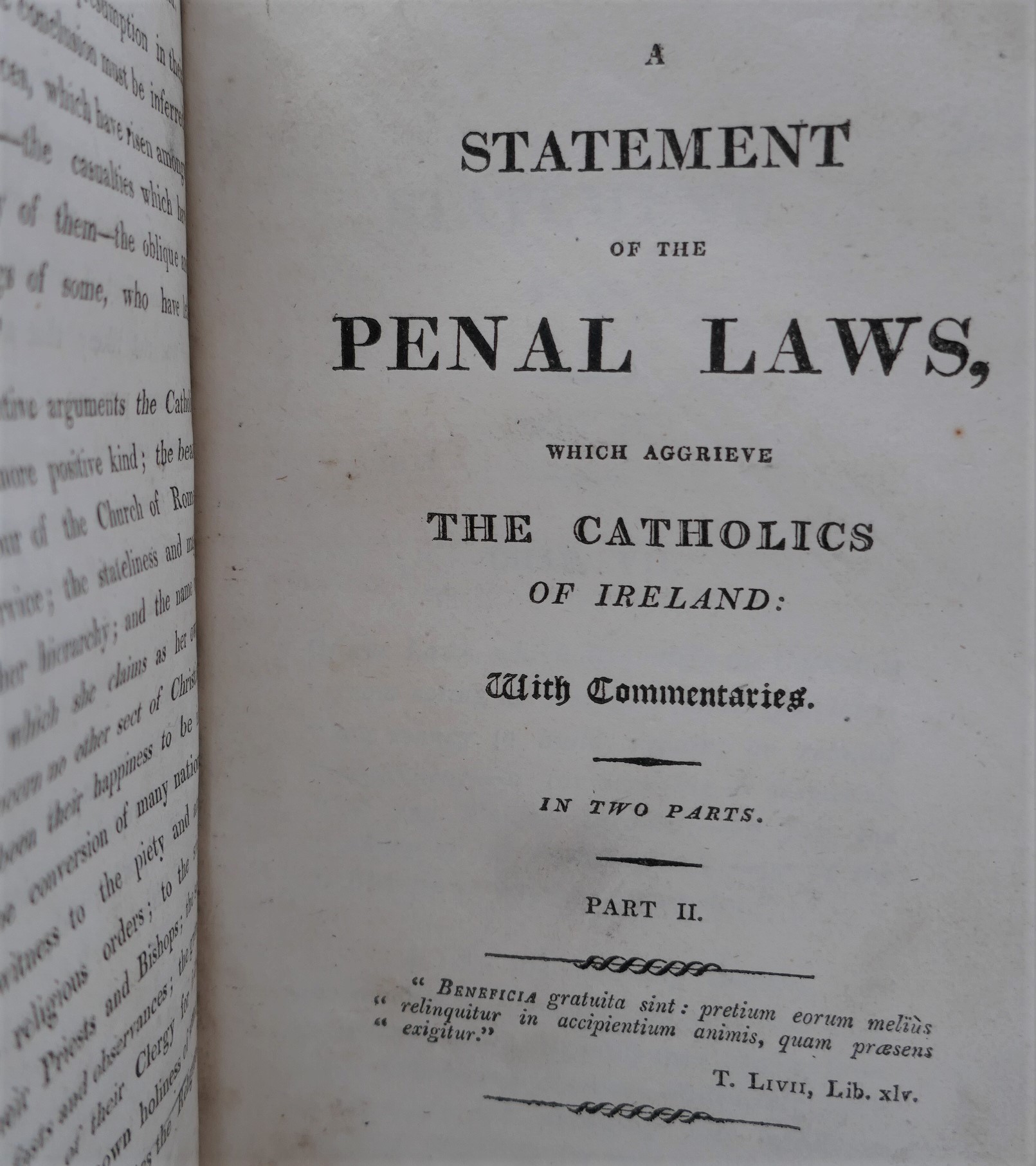 A Statement of the Penal Laws. Enlarged Edition (1812) - Image 4