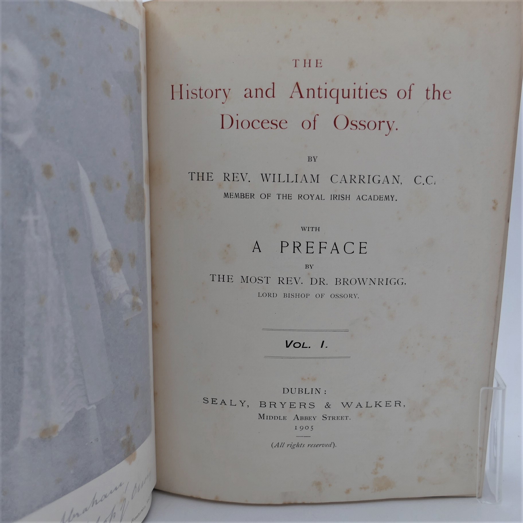 The History and Antiquities of the Diocese of Ossory. Four Volumes (1905) - Image 5