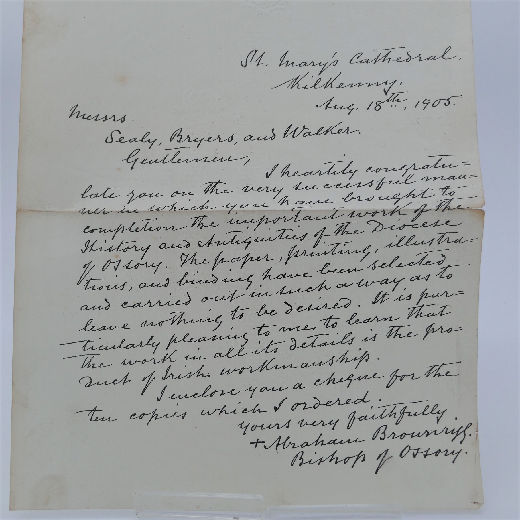 The History and Antiquities of the Diocese of Ossory. Four Volumes (1905) - Image 10