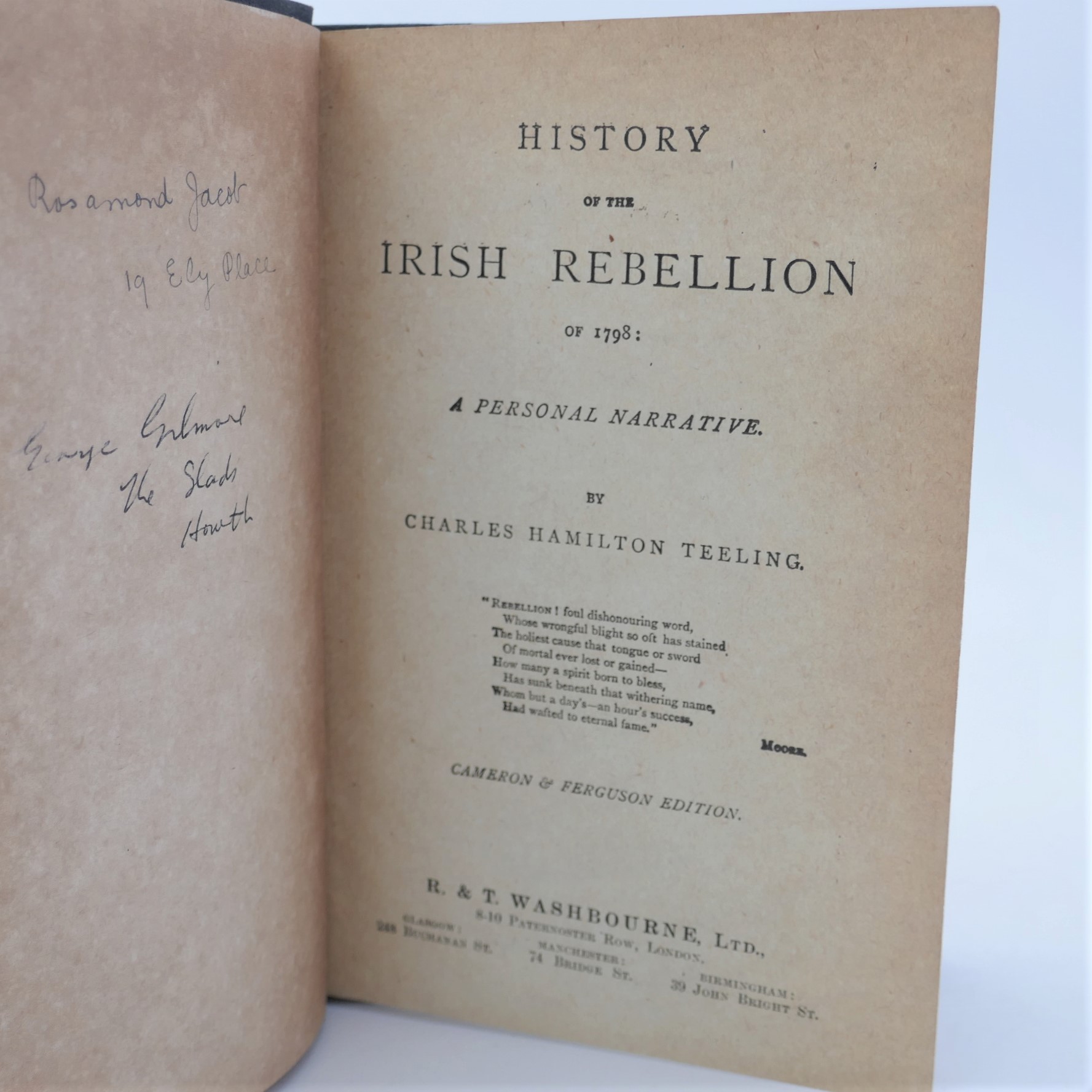 History of the Irish Rebellion of 1798. A Personal Narrative (1900) - Image 2