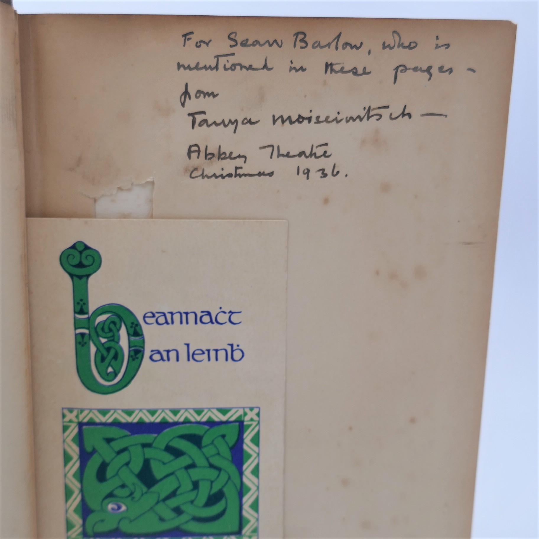 The Fays of the Abbey Theatre. Association Copy (1935) - Image 3