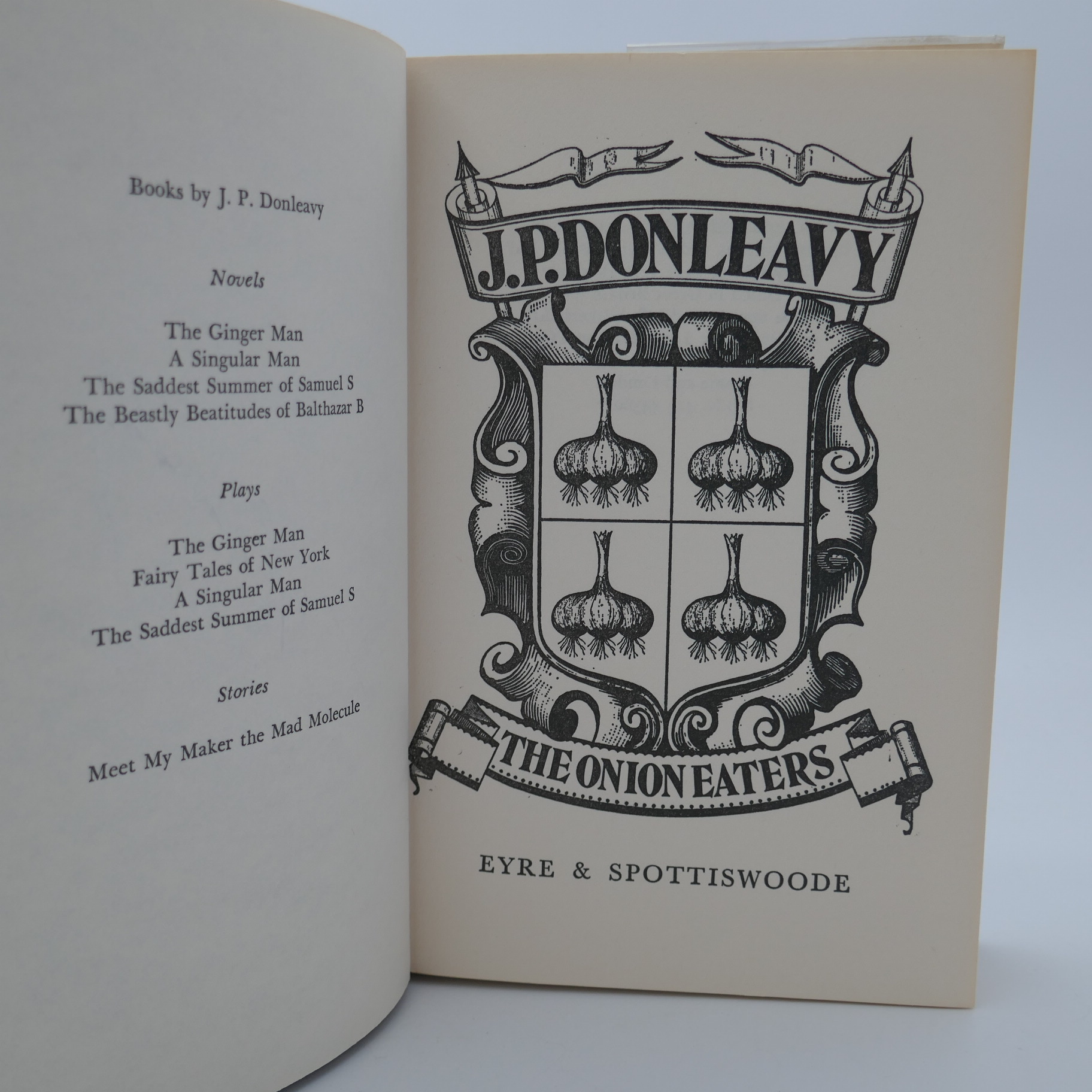 The Onion Eaters. Signed by the Author (1971) - Image 3