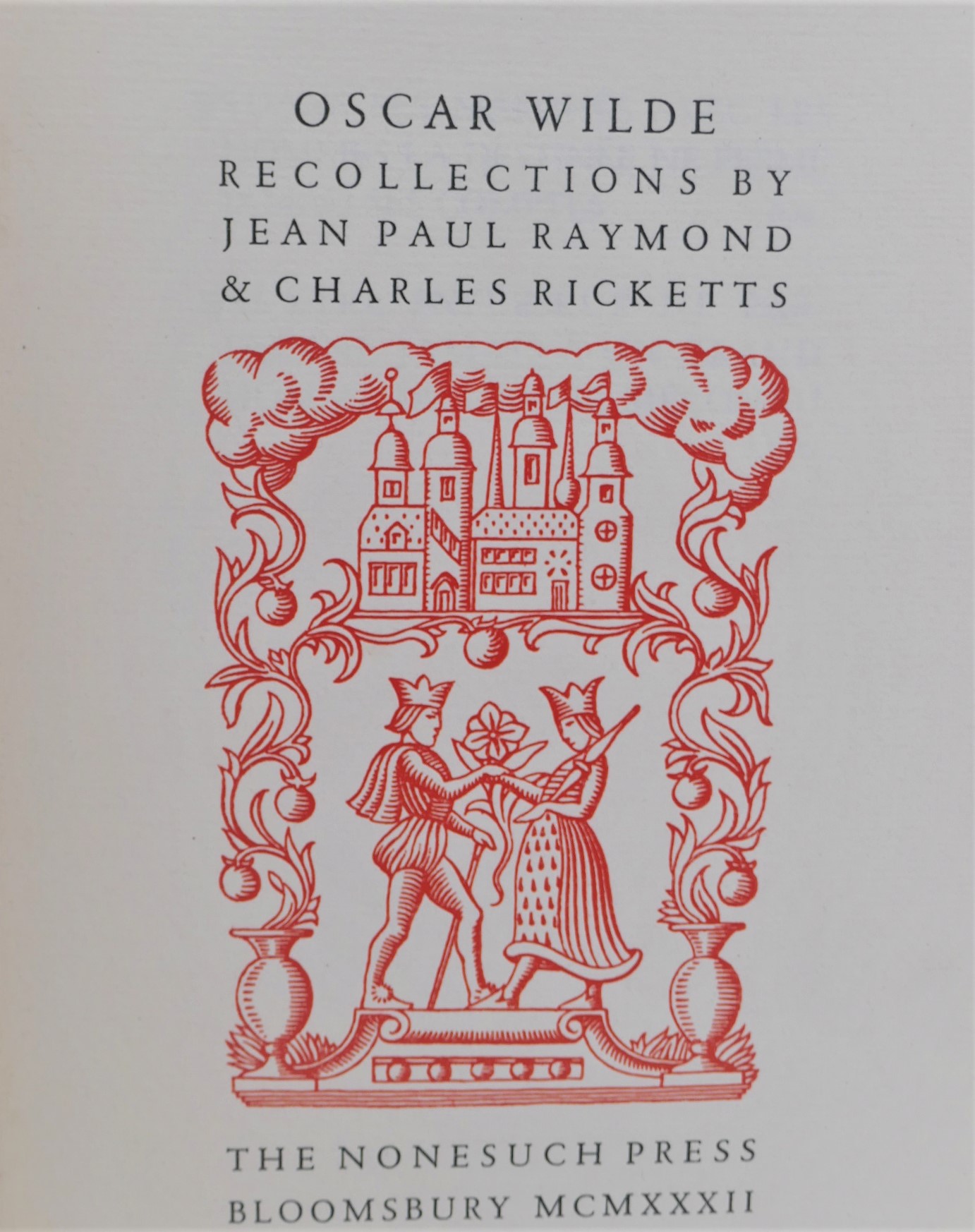 Oscar Wilde. Recollections. Limited Issue (1932) - Image 3