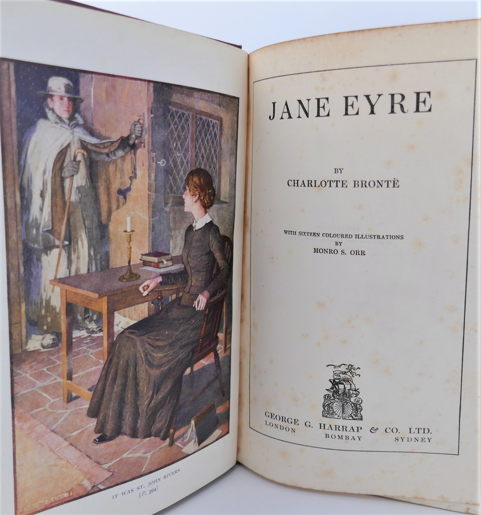 Jane Eyre. Illustrated by Monro S. Orr. (1927) - Image 3