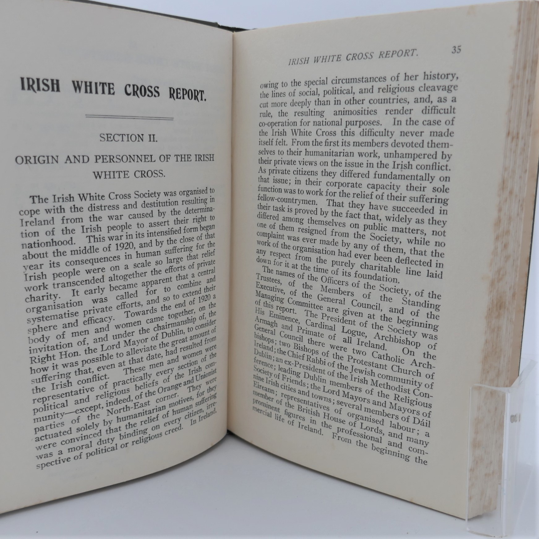 Report of the Irish White Cross (1922) - Image 3