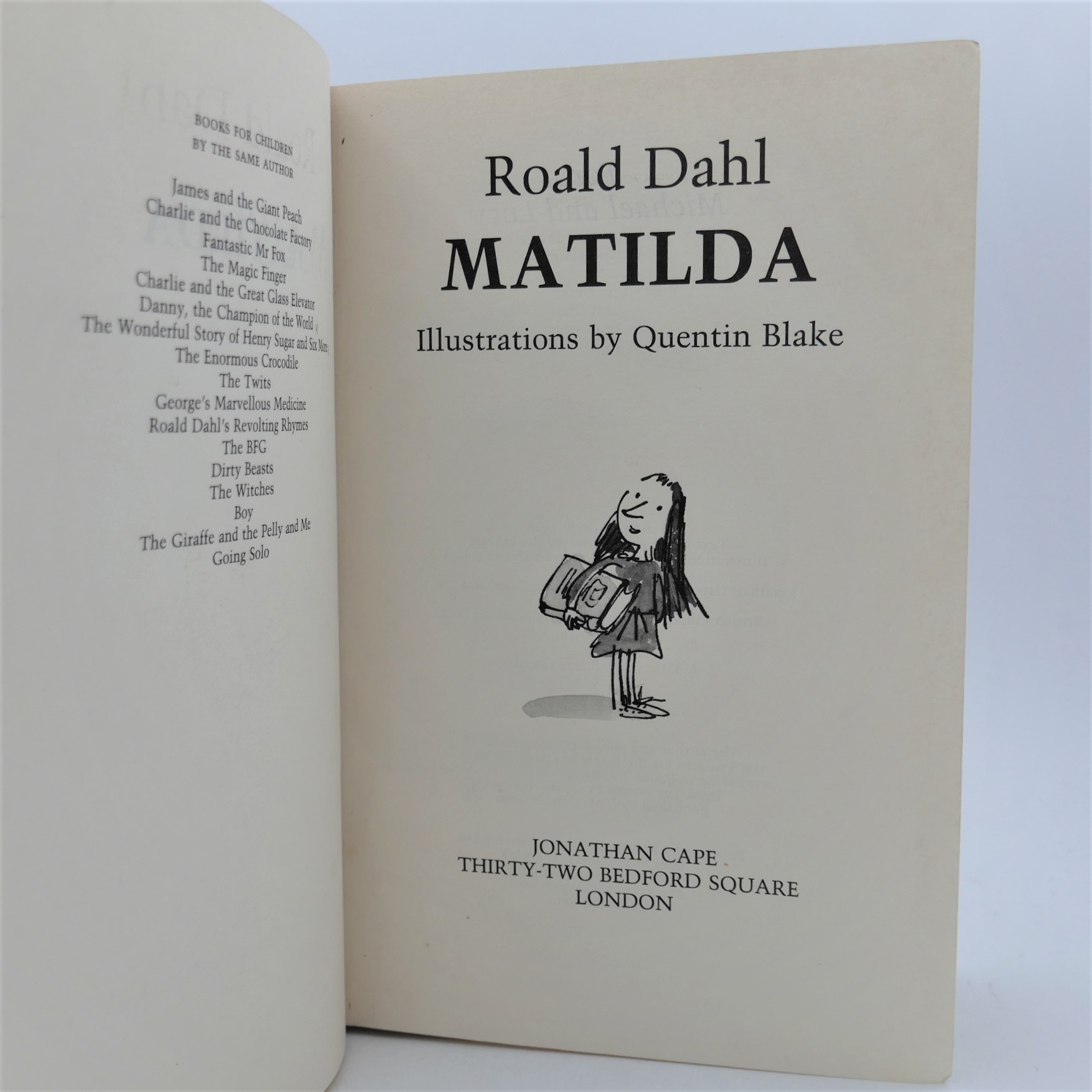 Matilda. Illustrated by Quentin Blake (1988) - Image 6