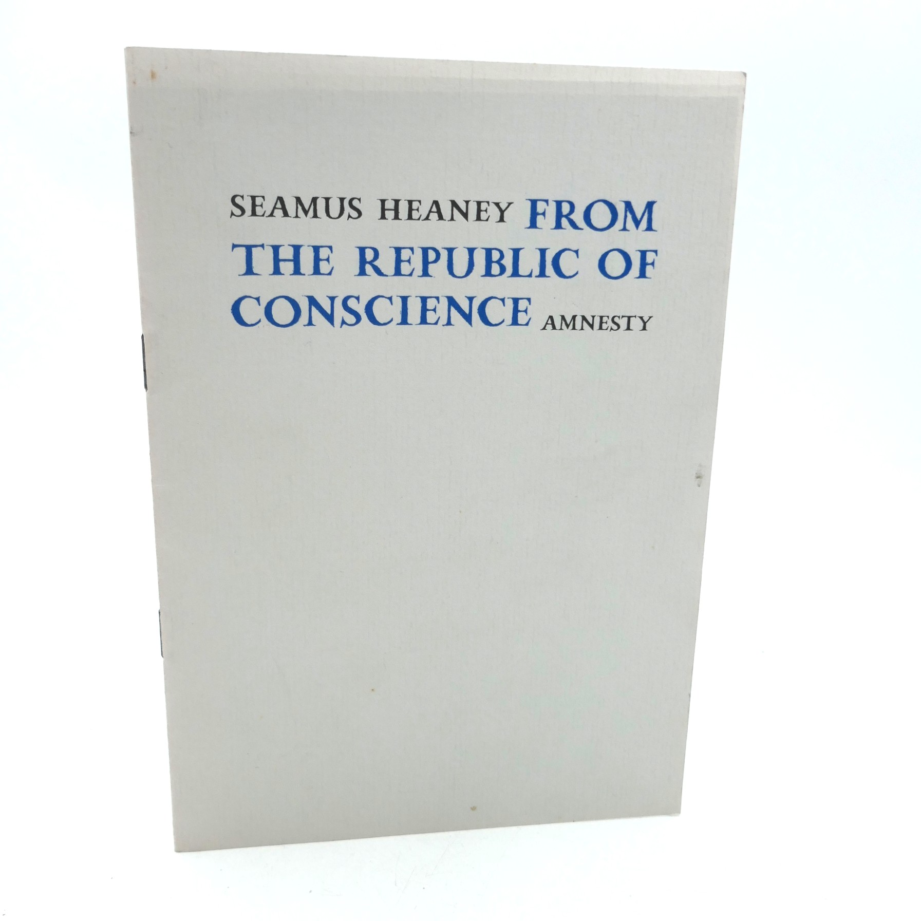 From the Republic of Conscience. Signed Copy (1985)