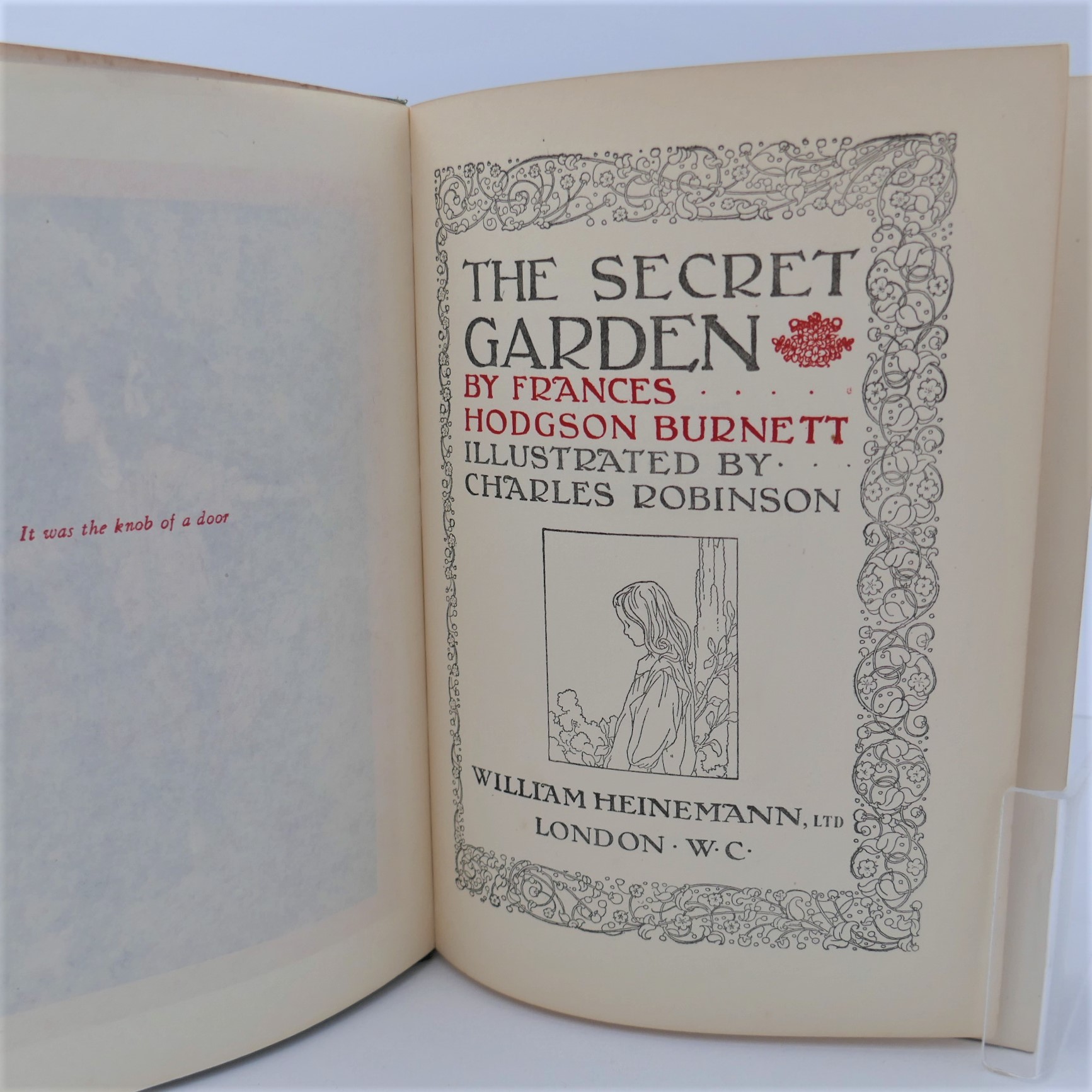 The Secret Garden. Illustrated by Charles Robinson (1914) - Image 2