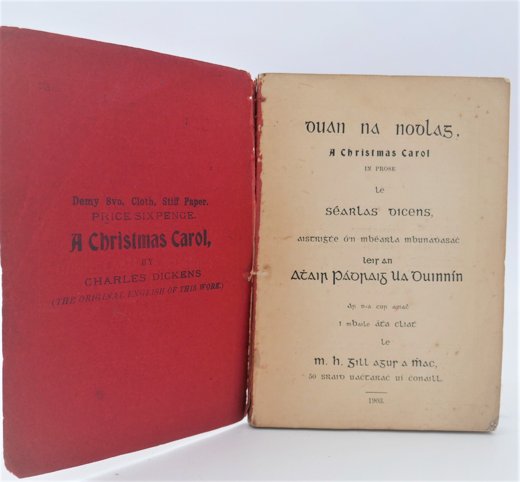Duan na Nodlag: A Christmas Carol. First Irish Language Edition (1903) - Image 2