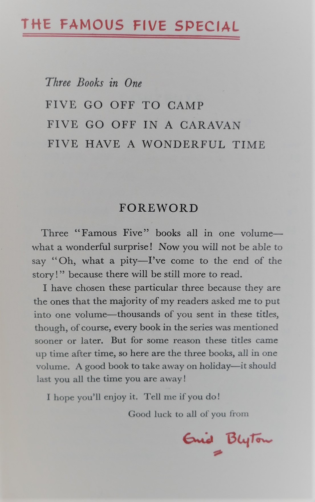 The Famous Five Special. First Collected Edition (1959) - Image 3