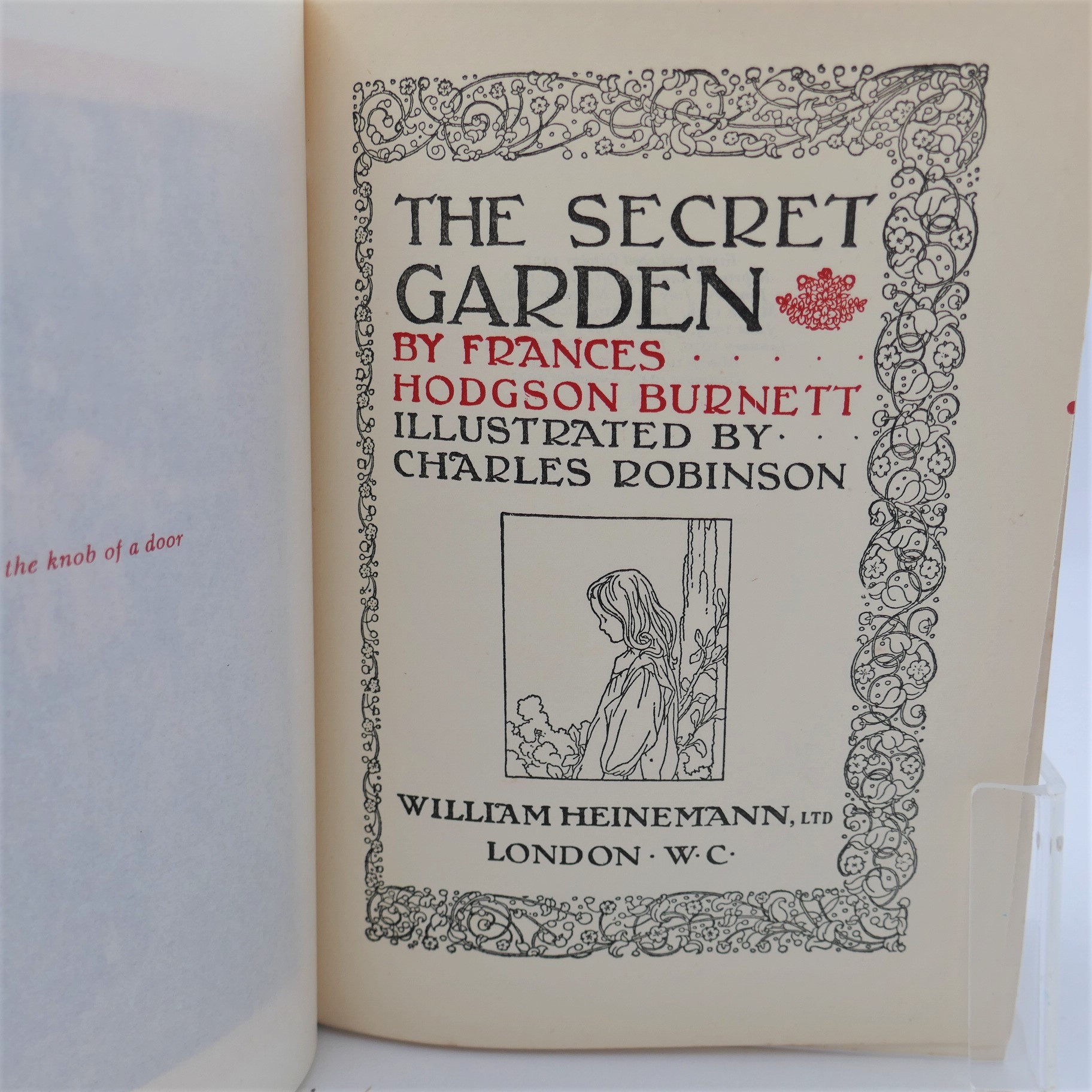 The Secret Garden. Illustrated by by Charles Robinson (1939) - Image 2