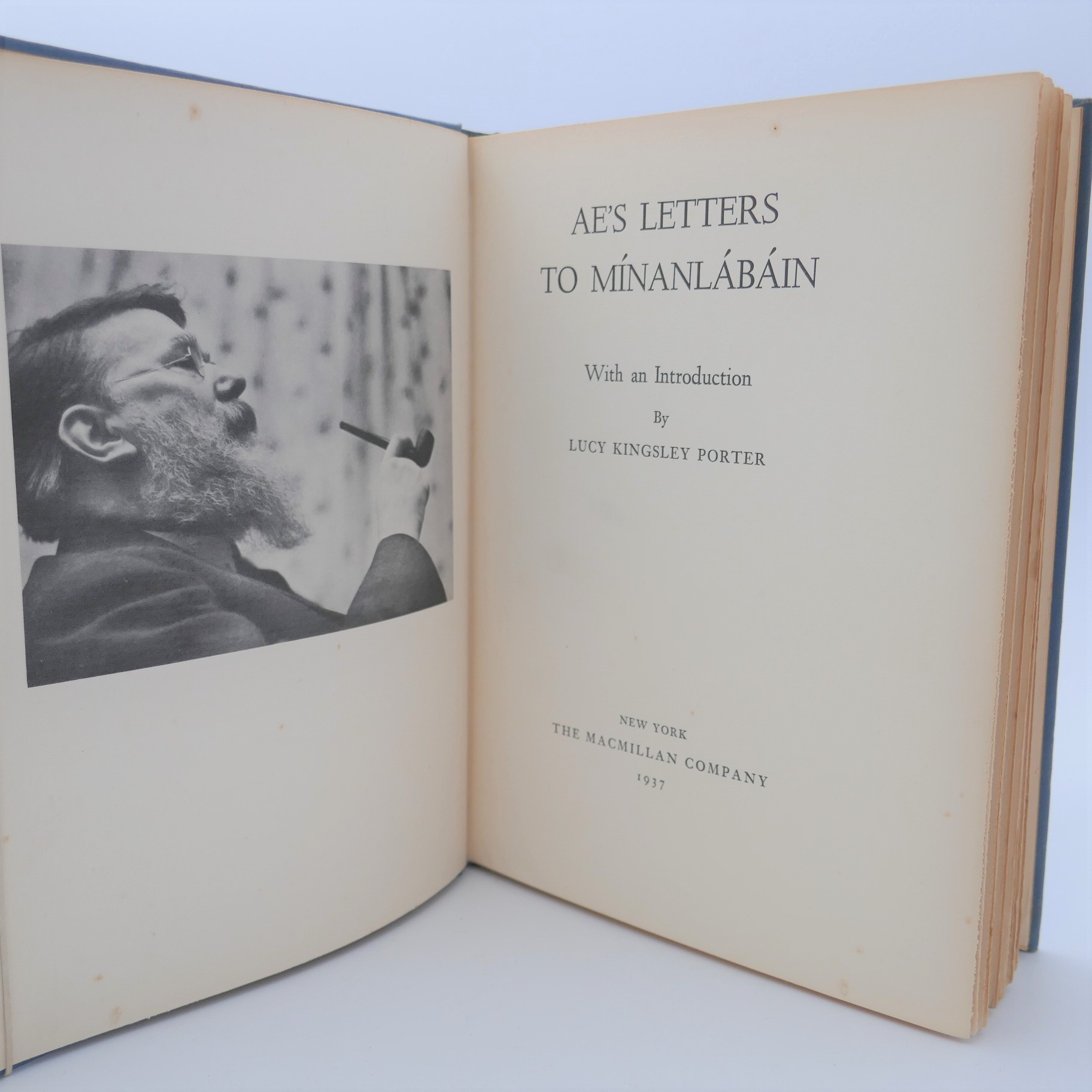 AE's Letters to Mínanlábáin. Inscribed Copy (1937) - Image 2
