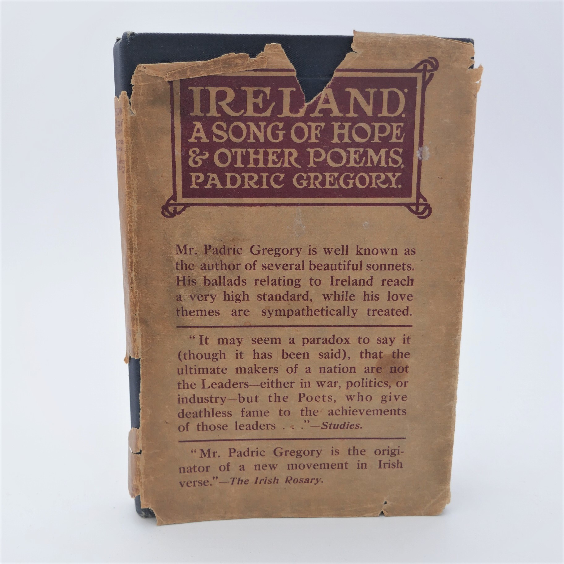 Ireland: A Song of Hope. Inscribed Copy (1917)