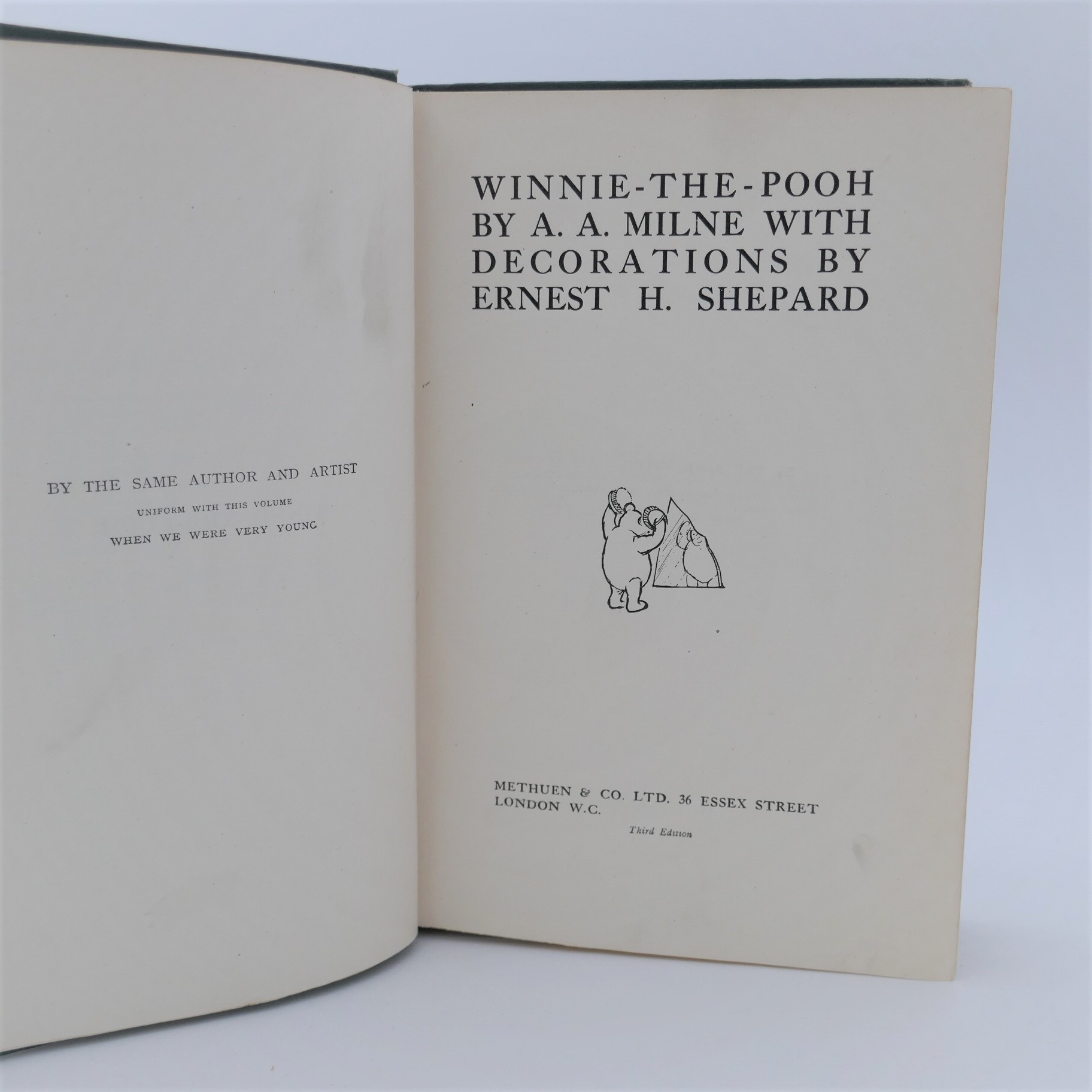 Winnie The Pooh. Illustrated by E.H. Shepard. Third Edition (1927) - Image 3
