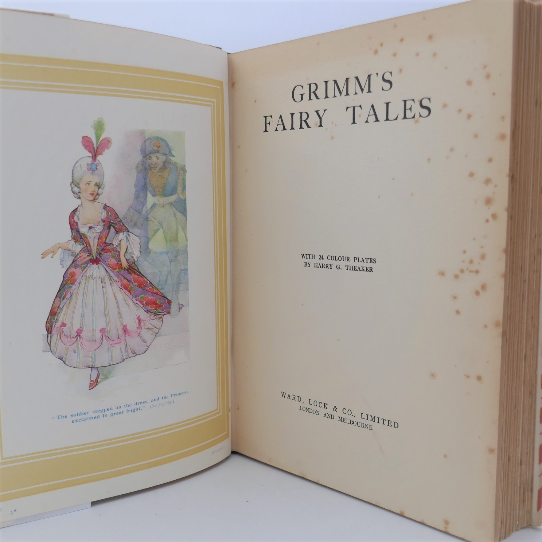 Grimm's Fairy Tales. Illustrated by Harry G. Theaker (1934) - Image 3