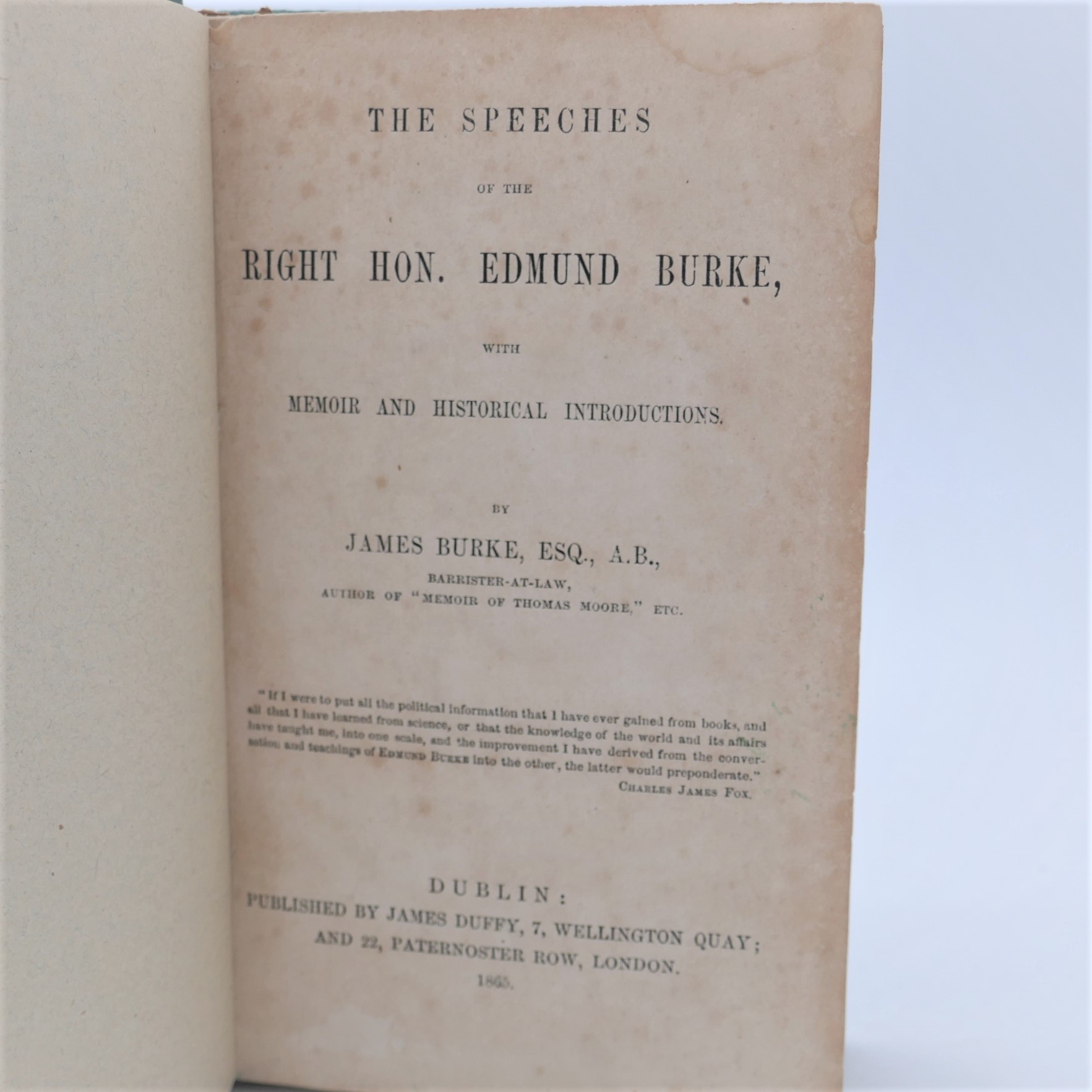 The Speeches of the Right Hon. Edmund Burke (1865) - Image 2