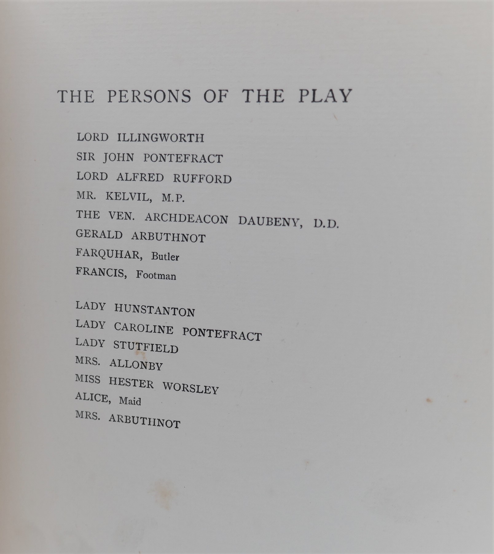 A Woman of No Importance. Limited Edition (1903) - Image 2