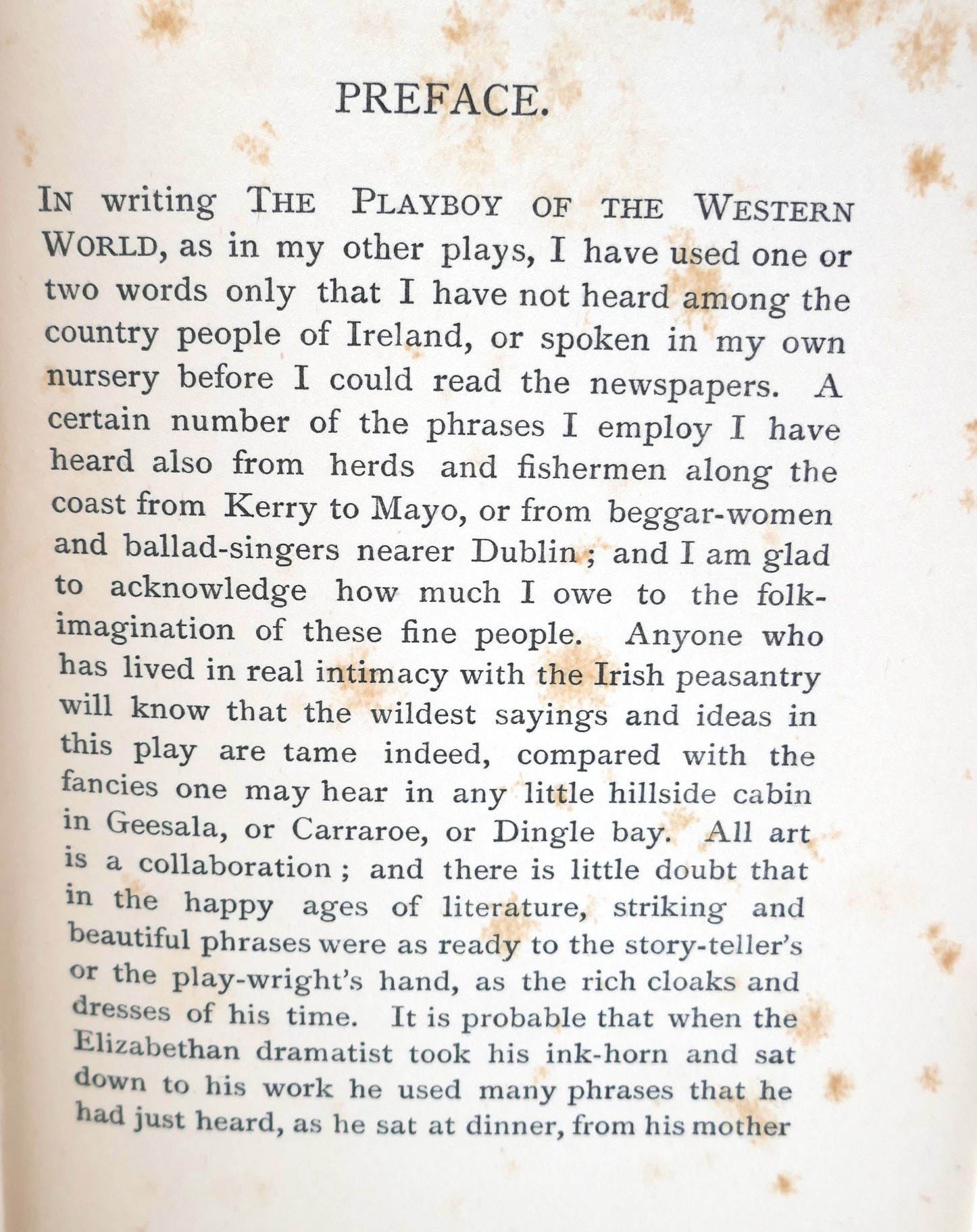 The Playboy of the Western World. First Trade Edition (1907) - Image 3