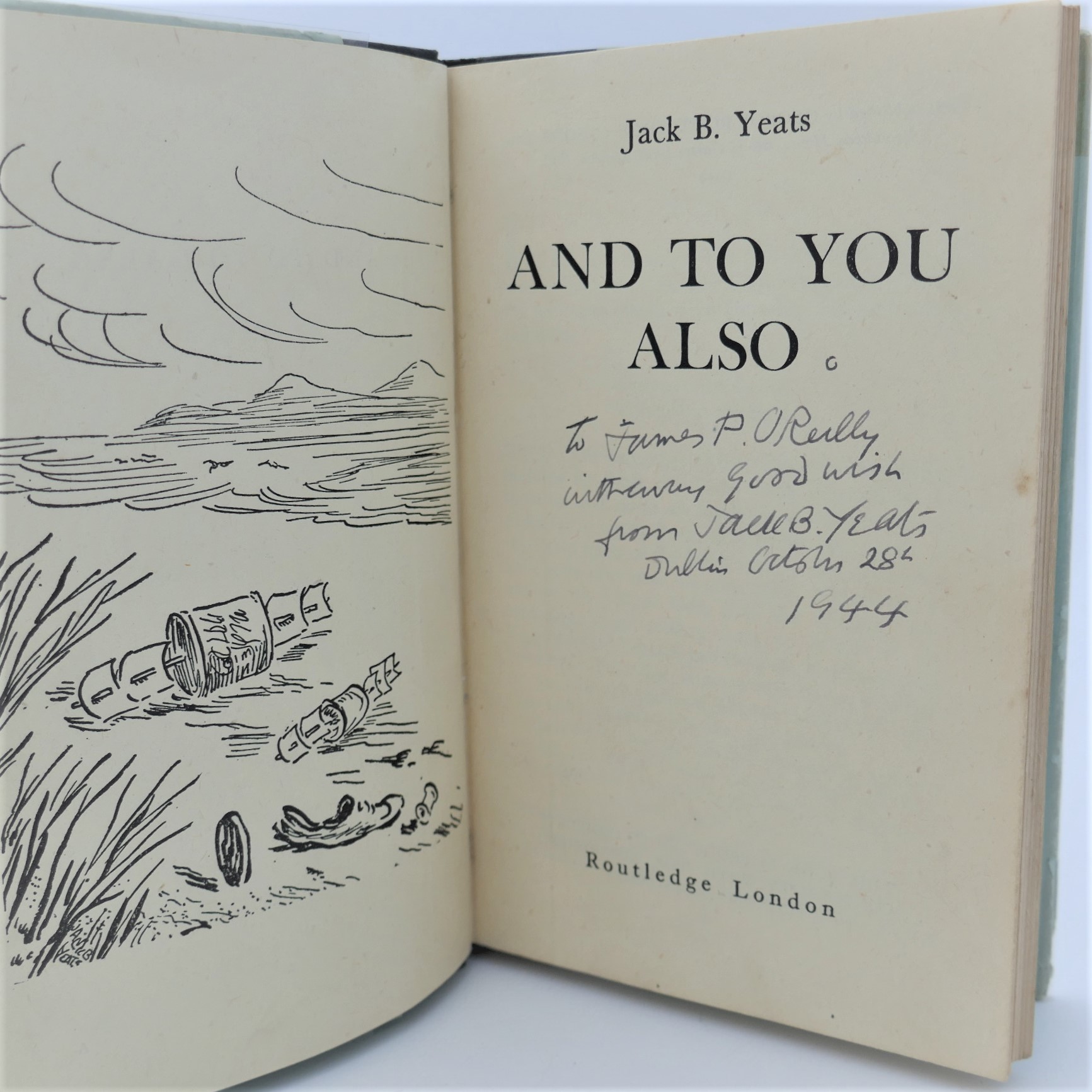 And To You Also. Inscribed by the Author (1944) - Image 3