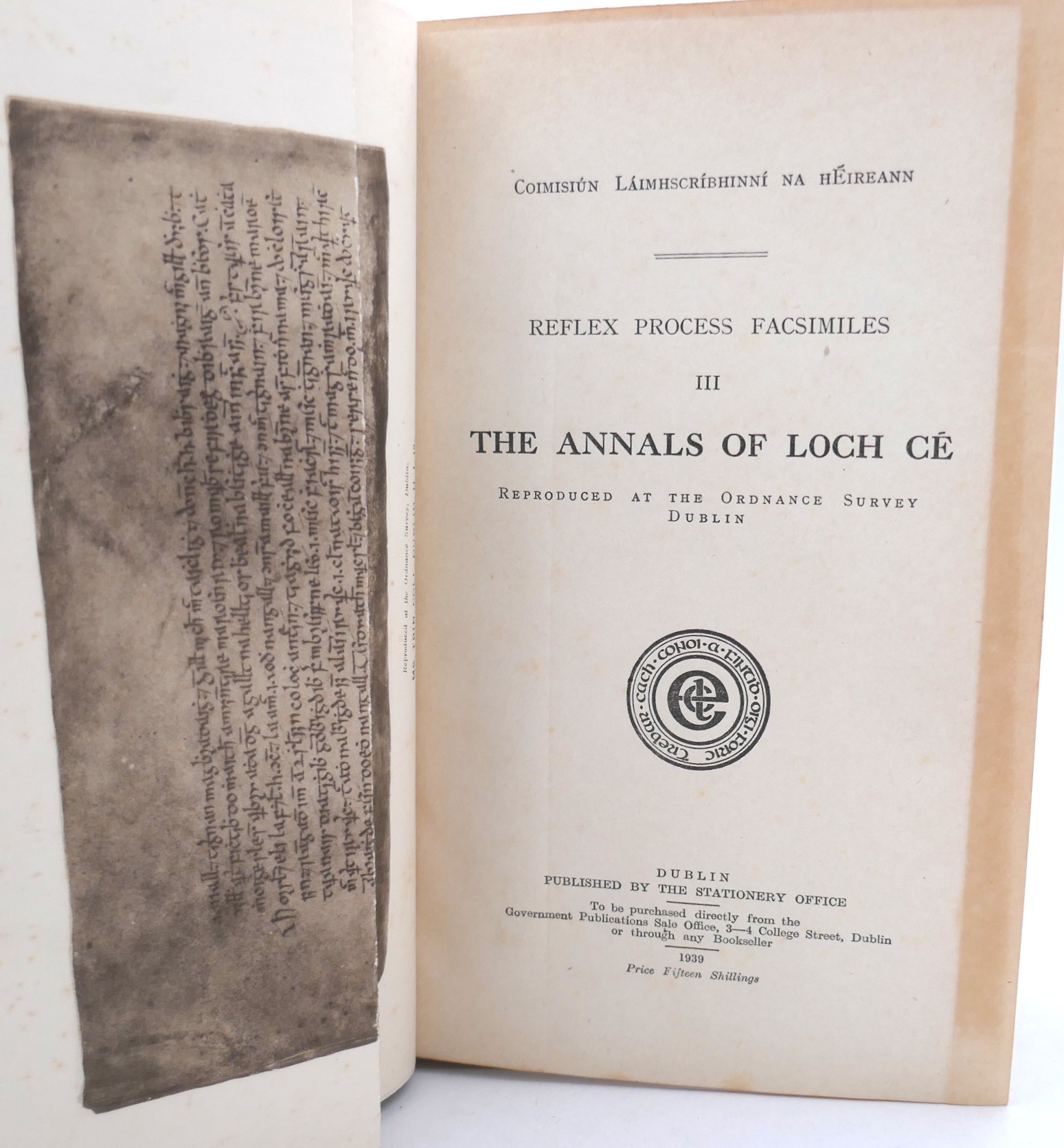 Annals of Loch Cé. Two Volumes (1939) - Image 4