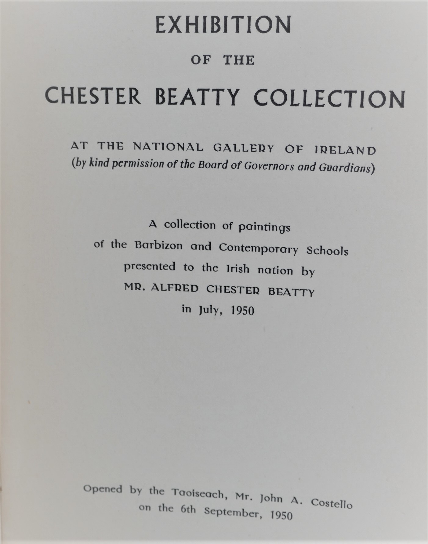 Exhibition of the Chester Beatty Collection (1950) - Image 2