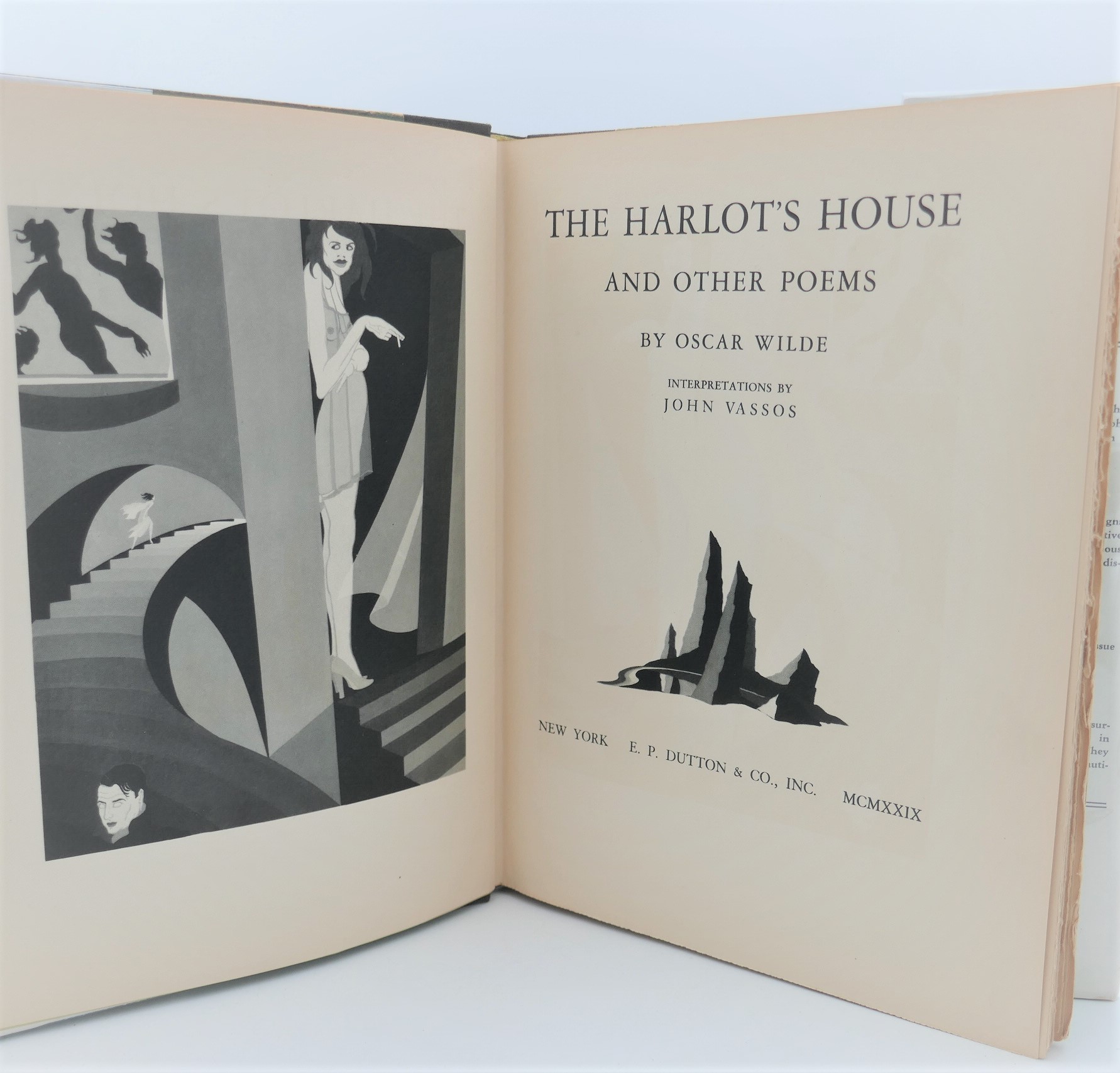 The Harlot's House and Other Poems. Illustrated by John Vassos (1929) - Image 3