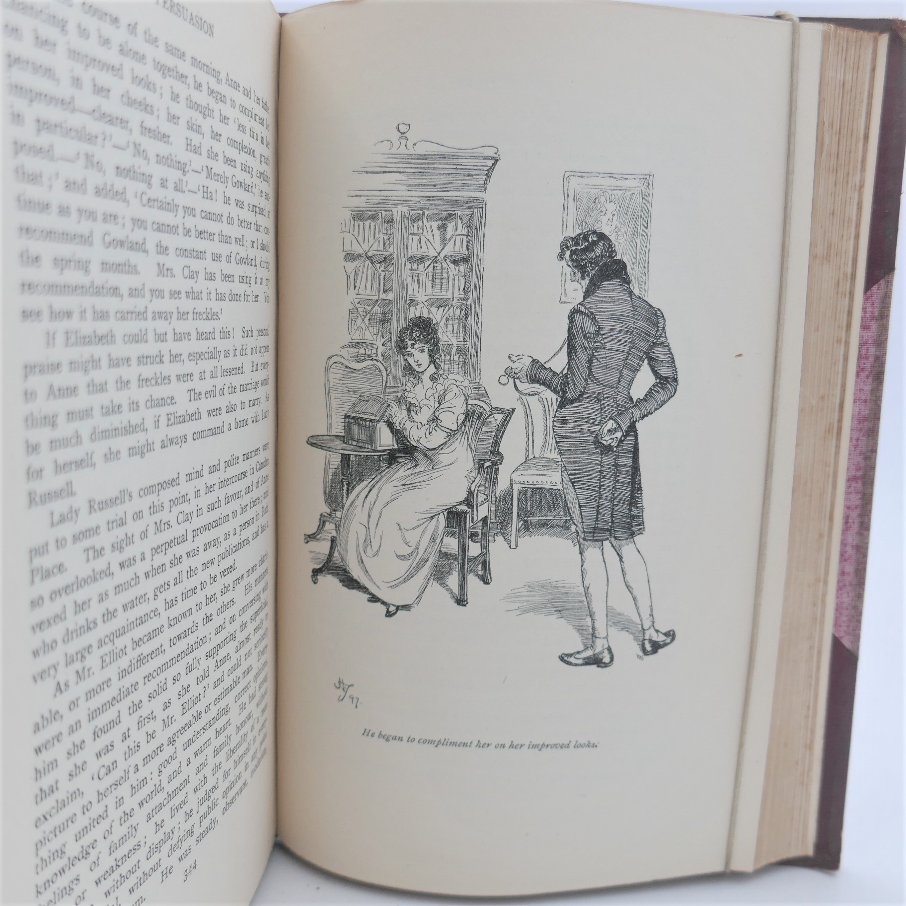 Northanger Abbey and Persuasion. Illustrations by Hugh Thomson (1902) - Image 3