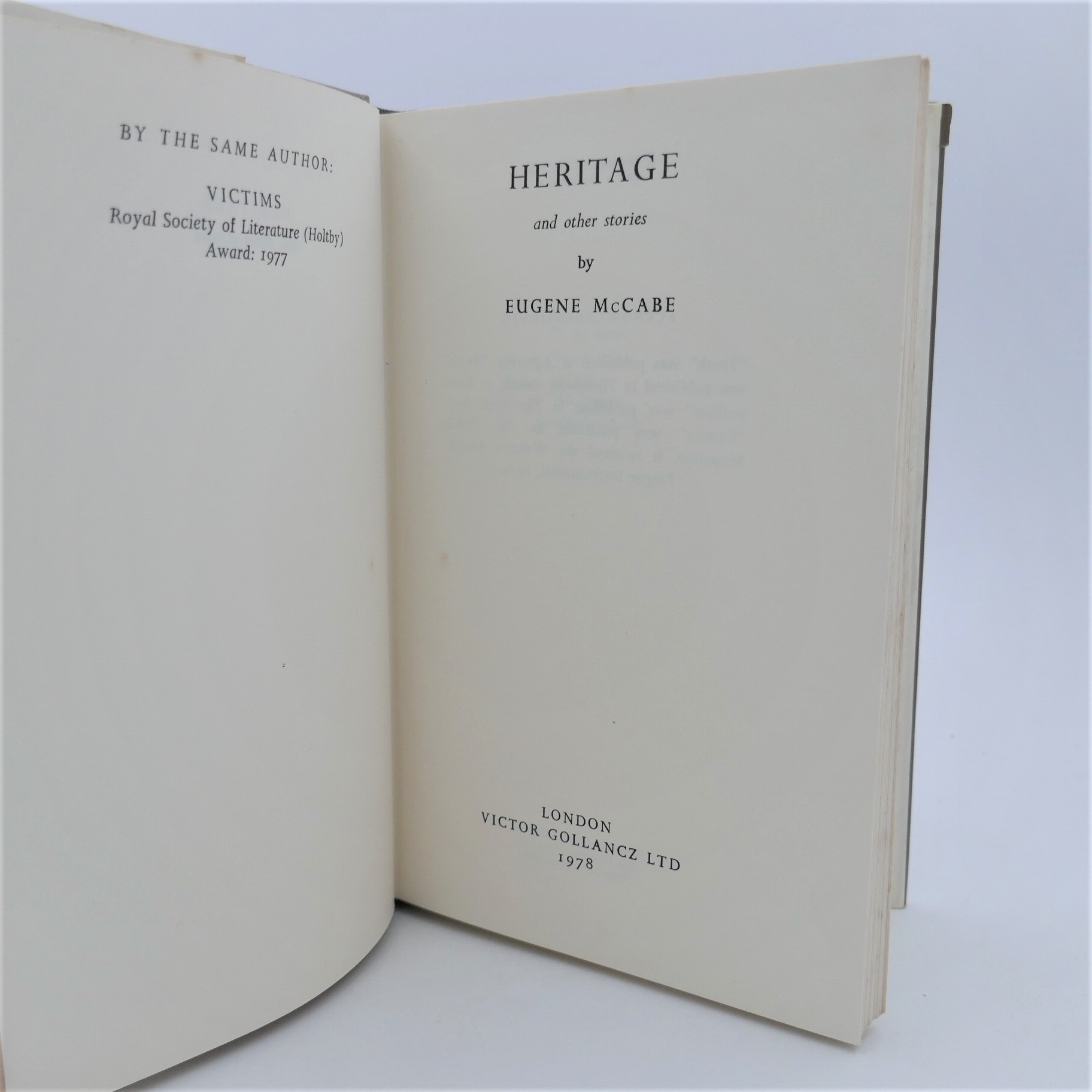 Heritage and other Stories (1978) - Image 2