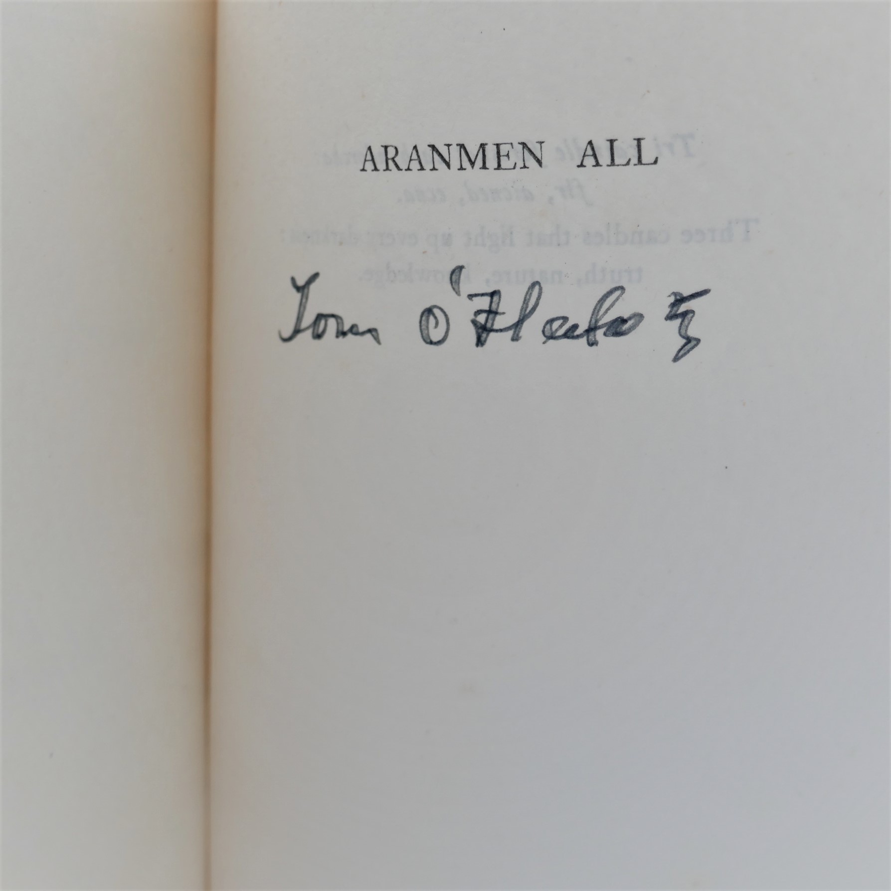 Aranmen All. Signed by the Author (1934) - Image 4