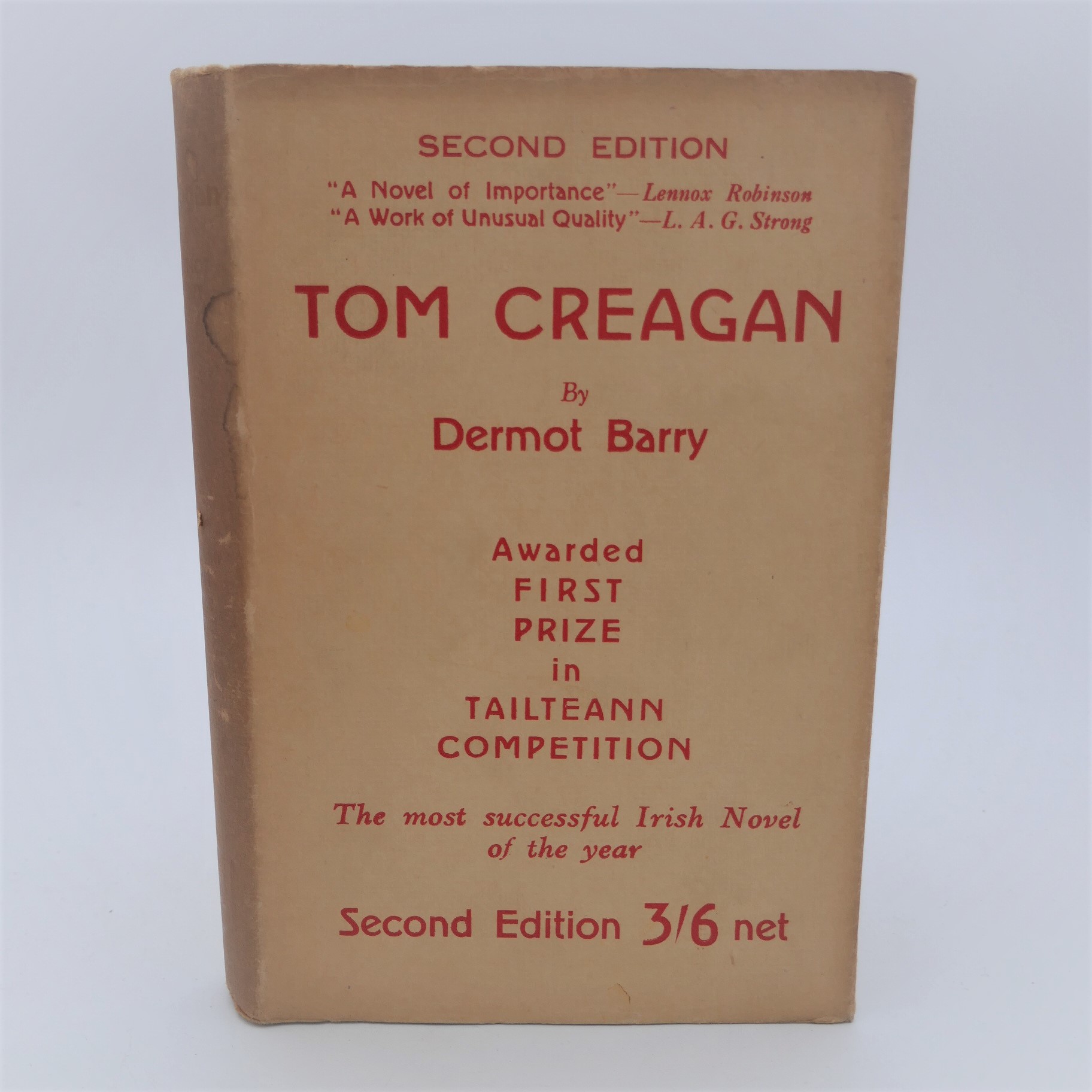 Tom Creagan. A Novel (1932)