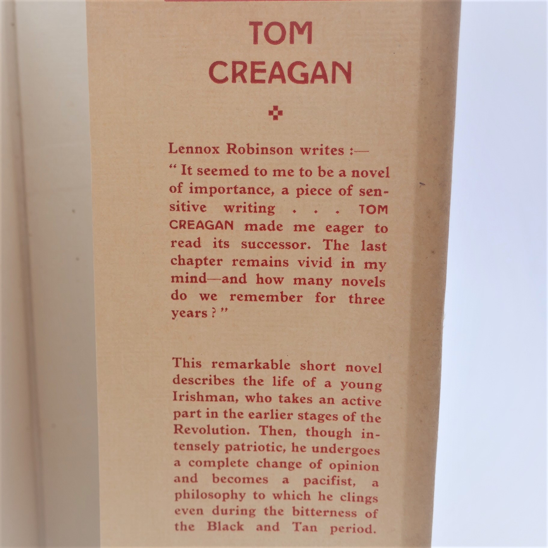 Tom Creagan. A Novel (1932) - Image 3