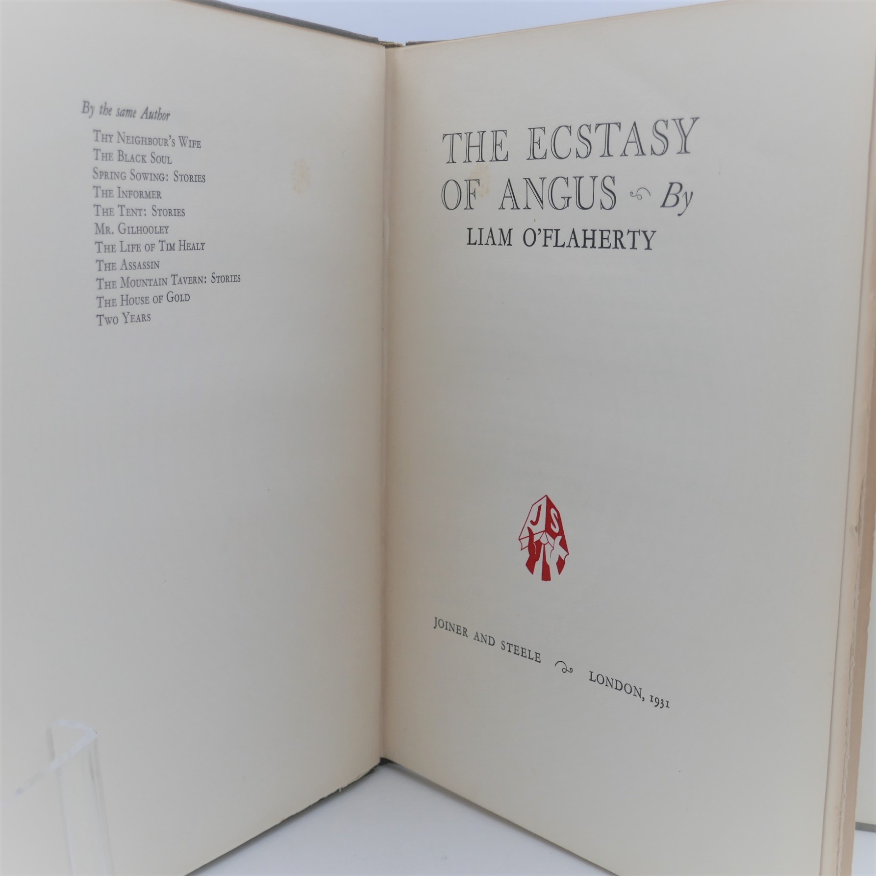 The Ecstasy of Angus. Privately Published (1931) - Image 2