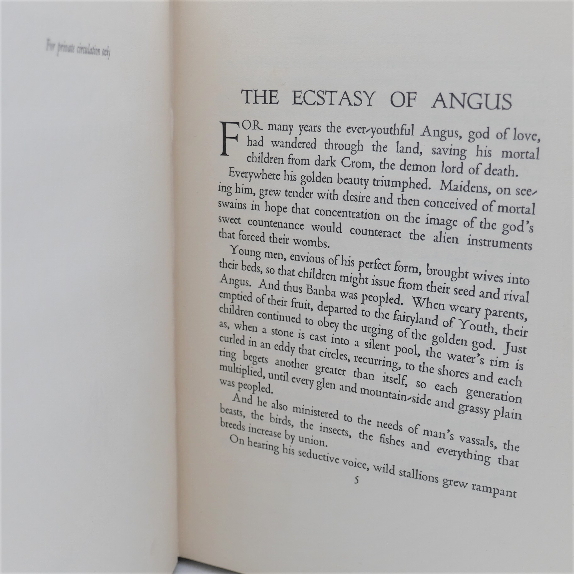The Ecstasy of Angus. Privately Published (1931) - Image 3
