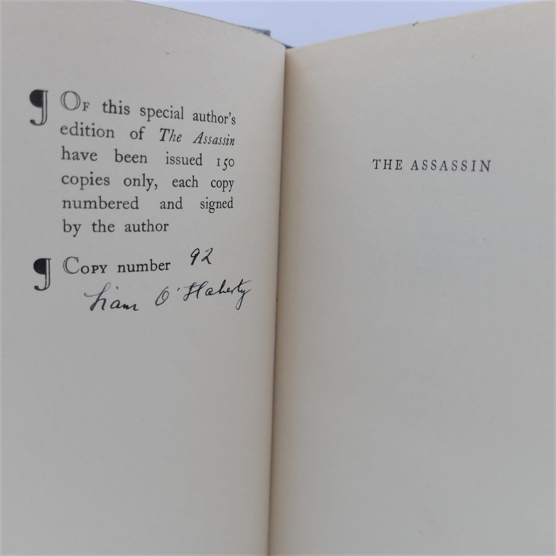 The Assassin. Limited Signed Edition (1928) - Image 3