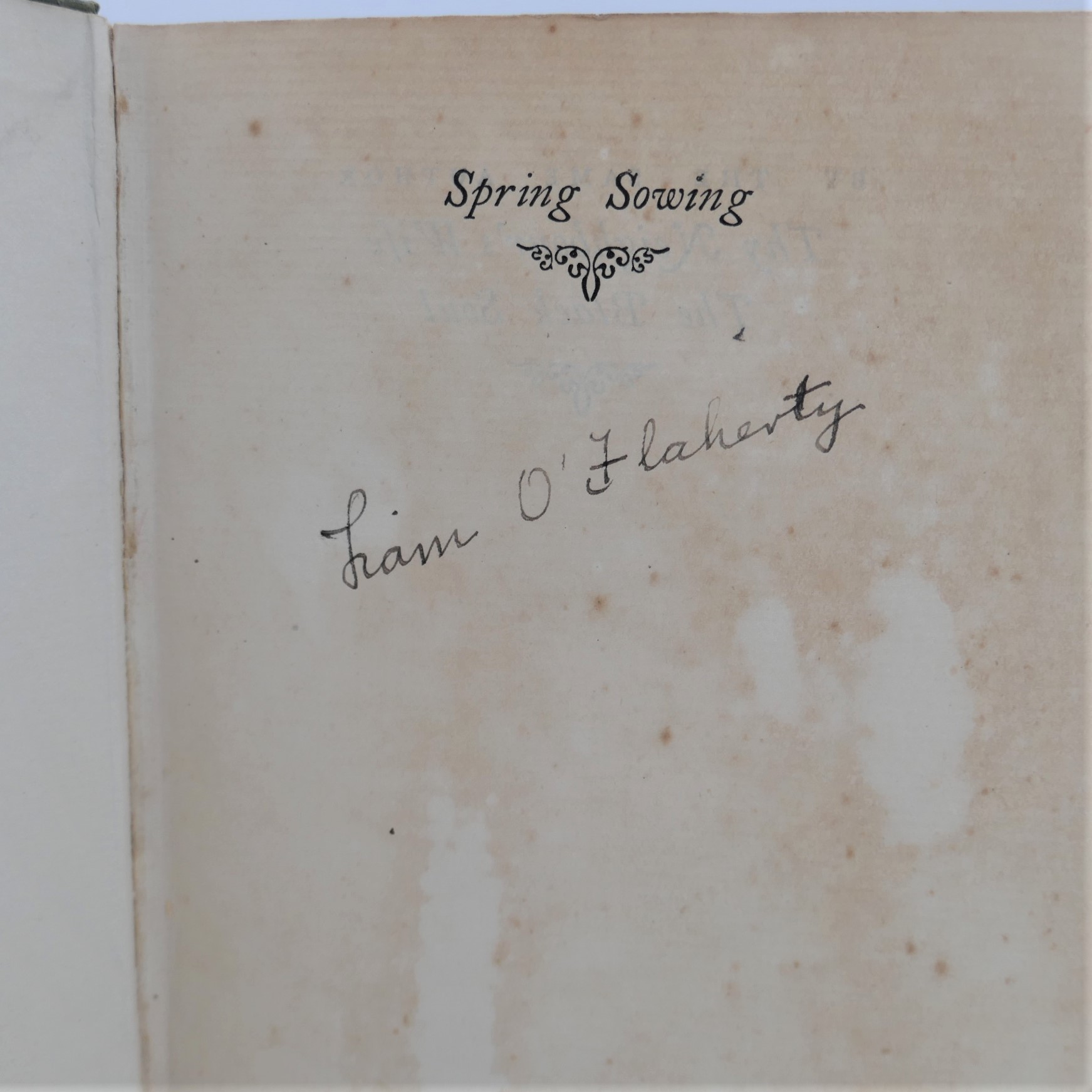 Spring Sowing. Signed by the Author (1924) - Image 2