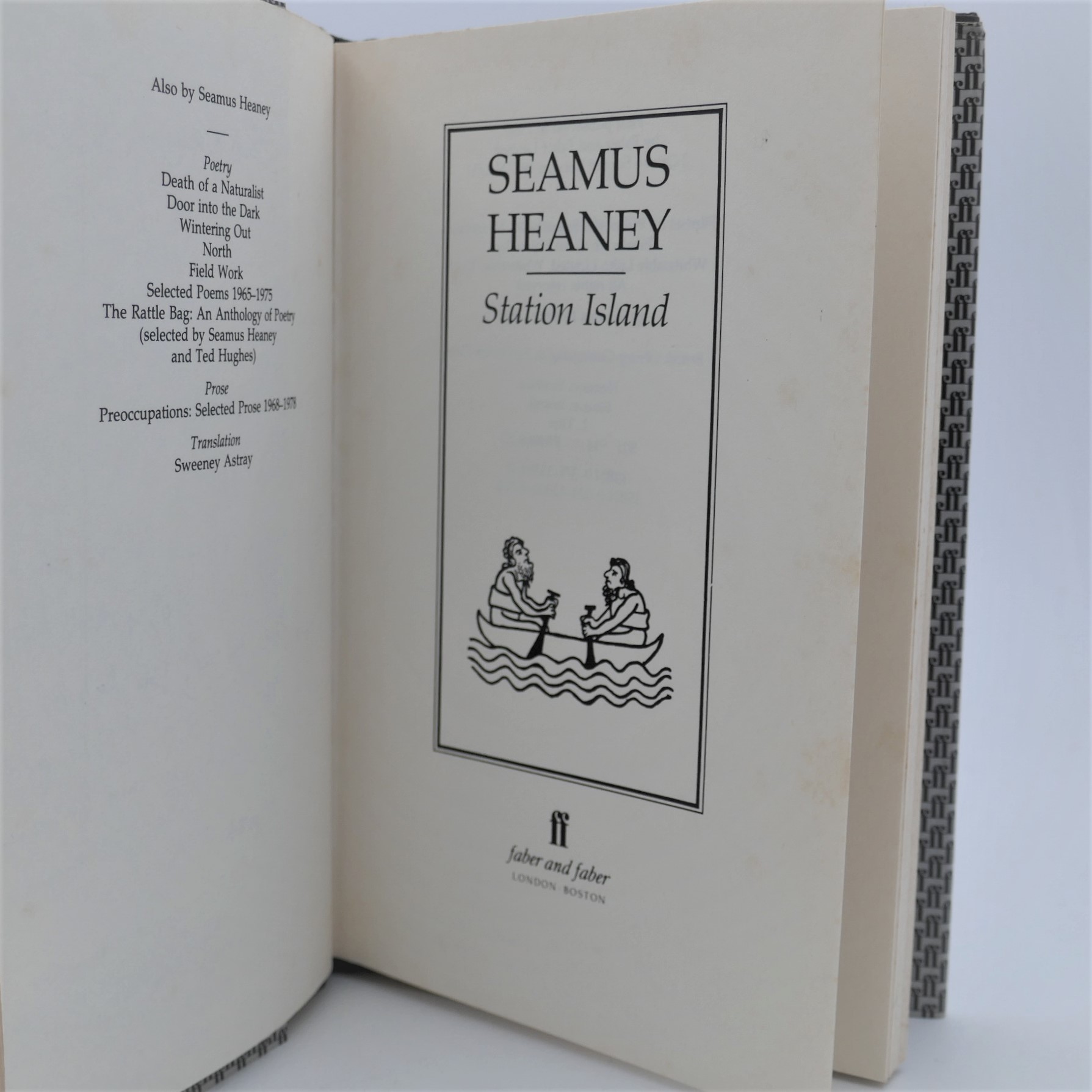 Station Island. Inscribed by the Author (1984) - Image 3