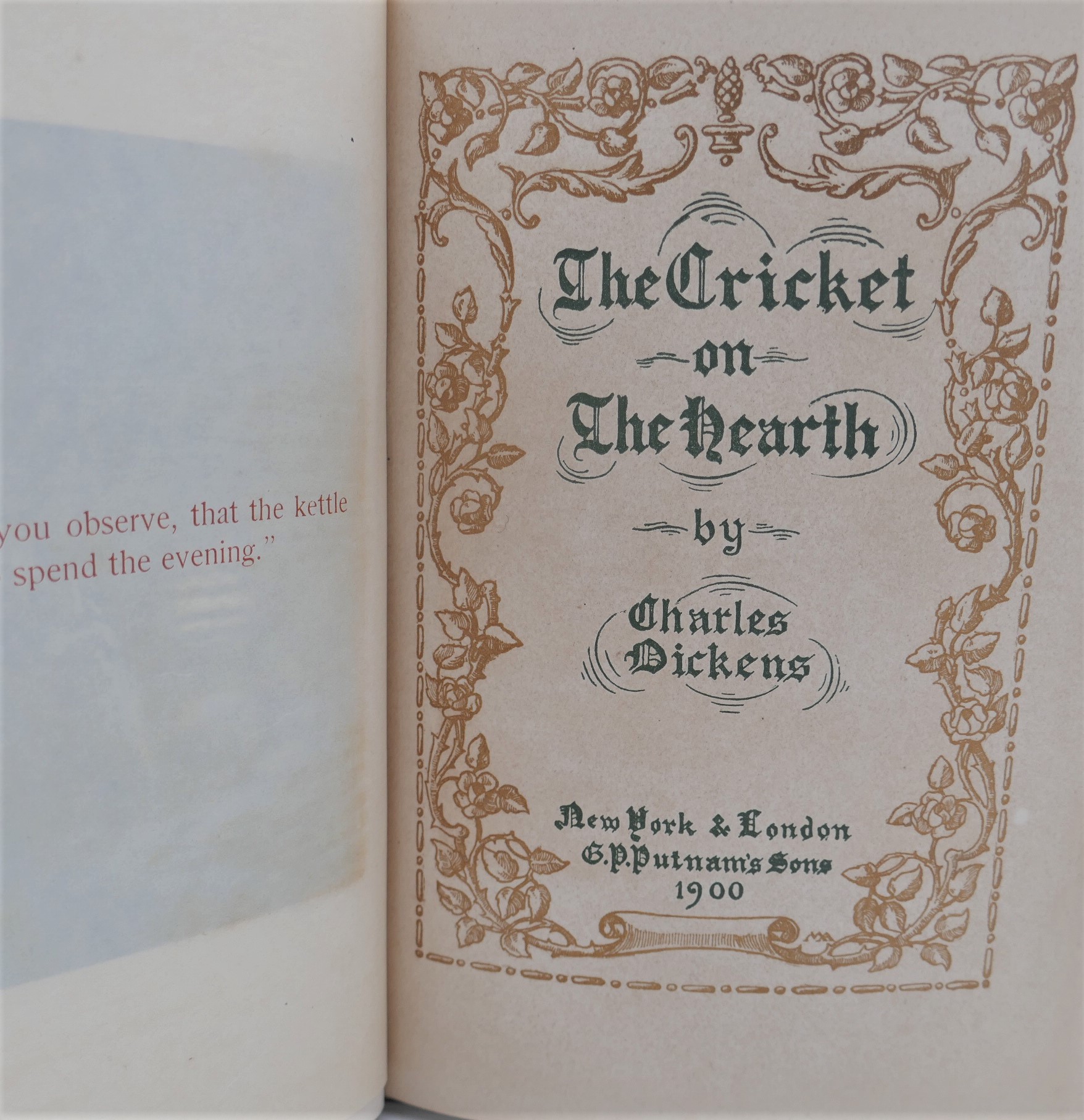 The Cricket on The Hearth. Illustrated by Frederick Simpson Coburn (1900) - Image 2