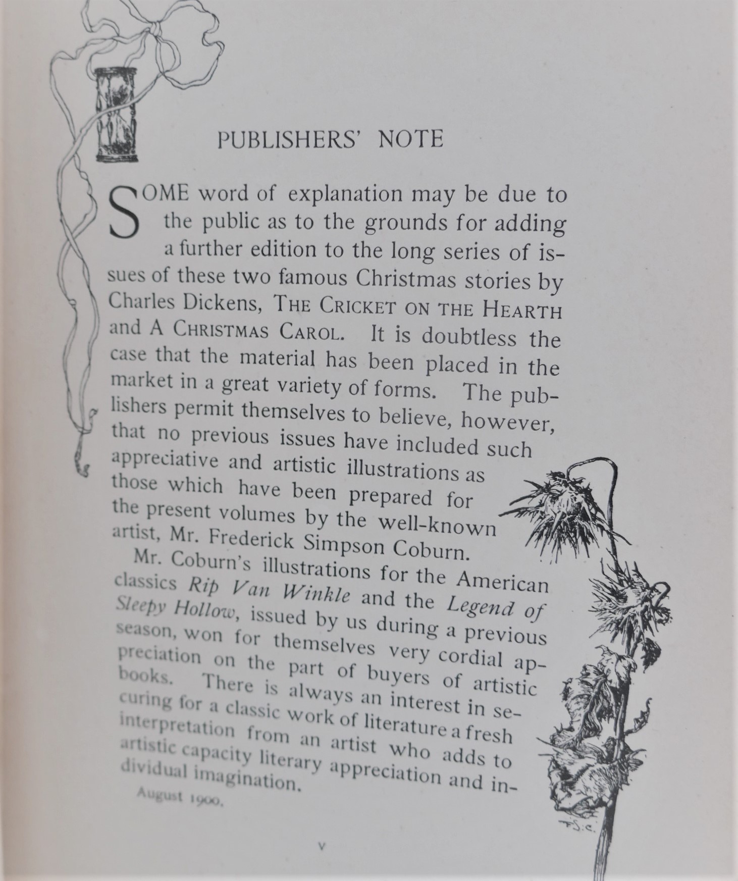 The Cricket on The Hearth. Illustrated by Frederick Simpson Coburn (1900) - Image 4